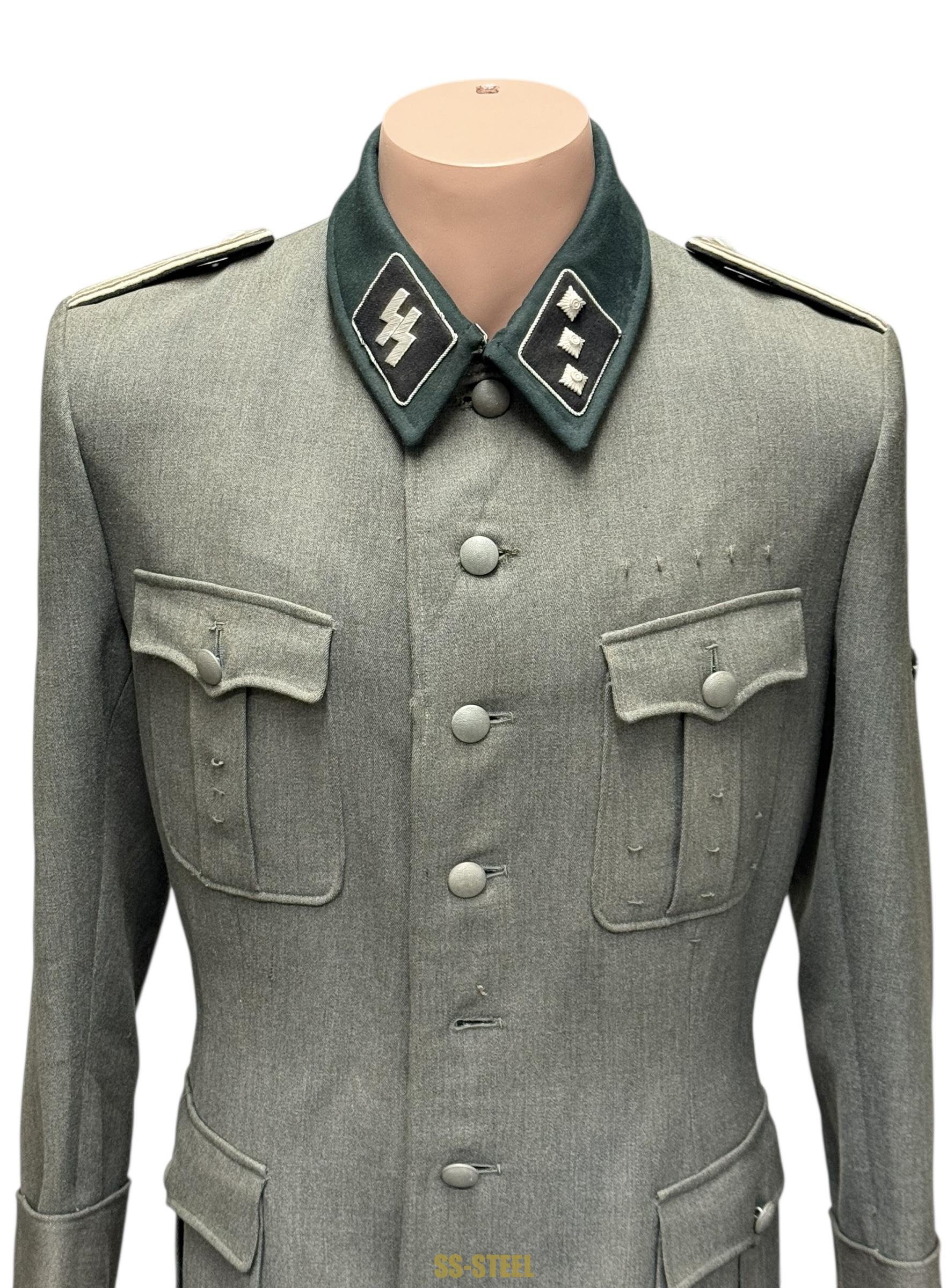 SS-Untersturmführer Officer Uniform Tunic, Highly Decorated — image 3