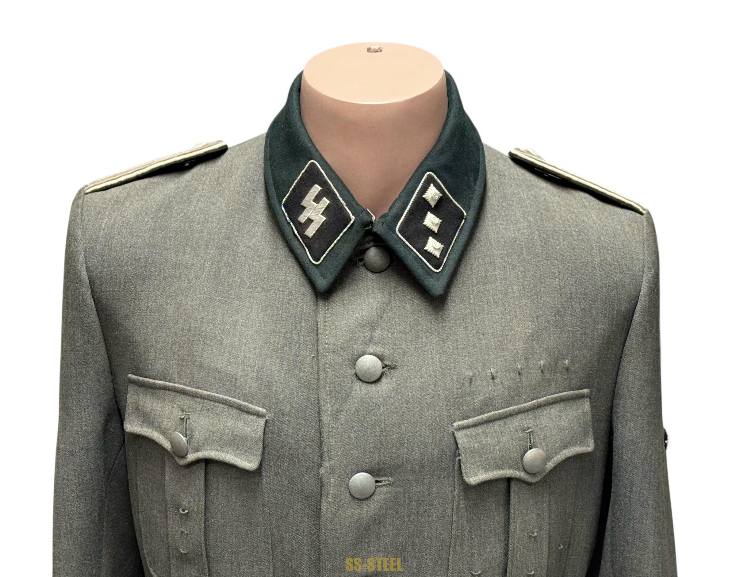 SS-Untersturmführer Officer Uniform Tunic, Highly Decorated — image 4