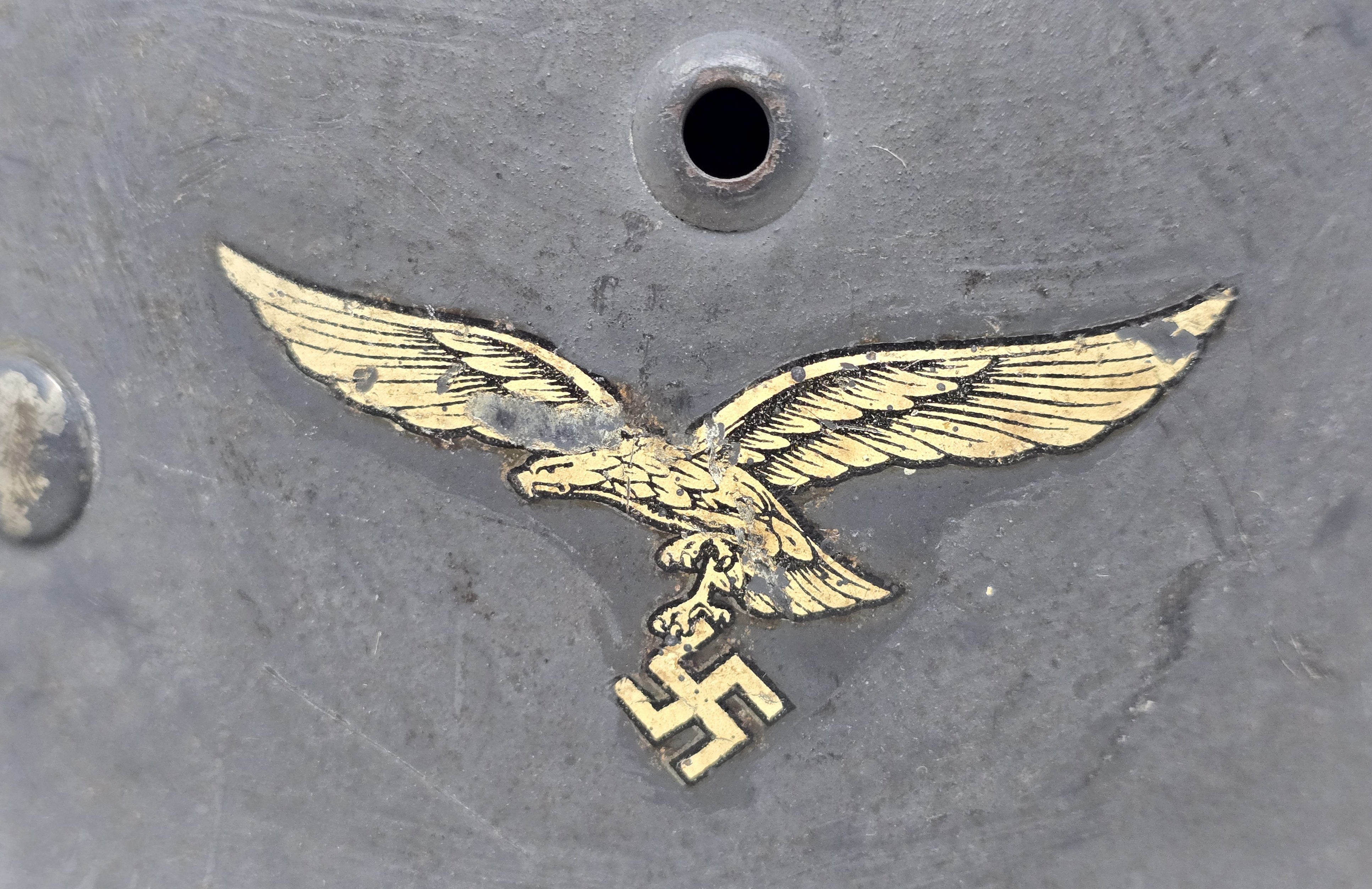 Large Luftwaffe M35 Helmet by Quist — image 2