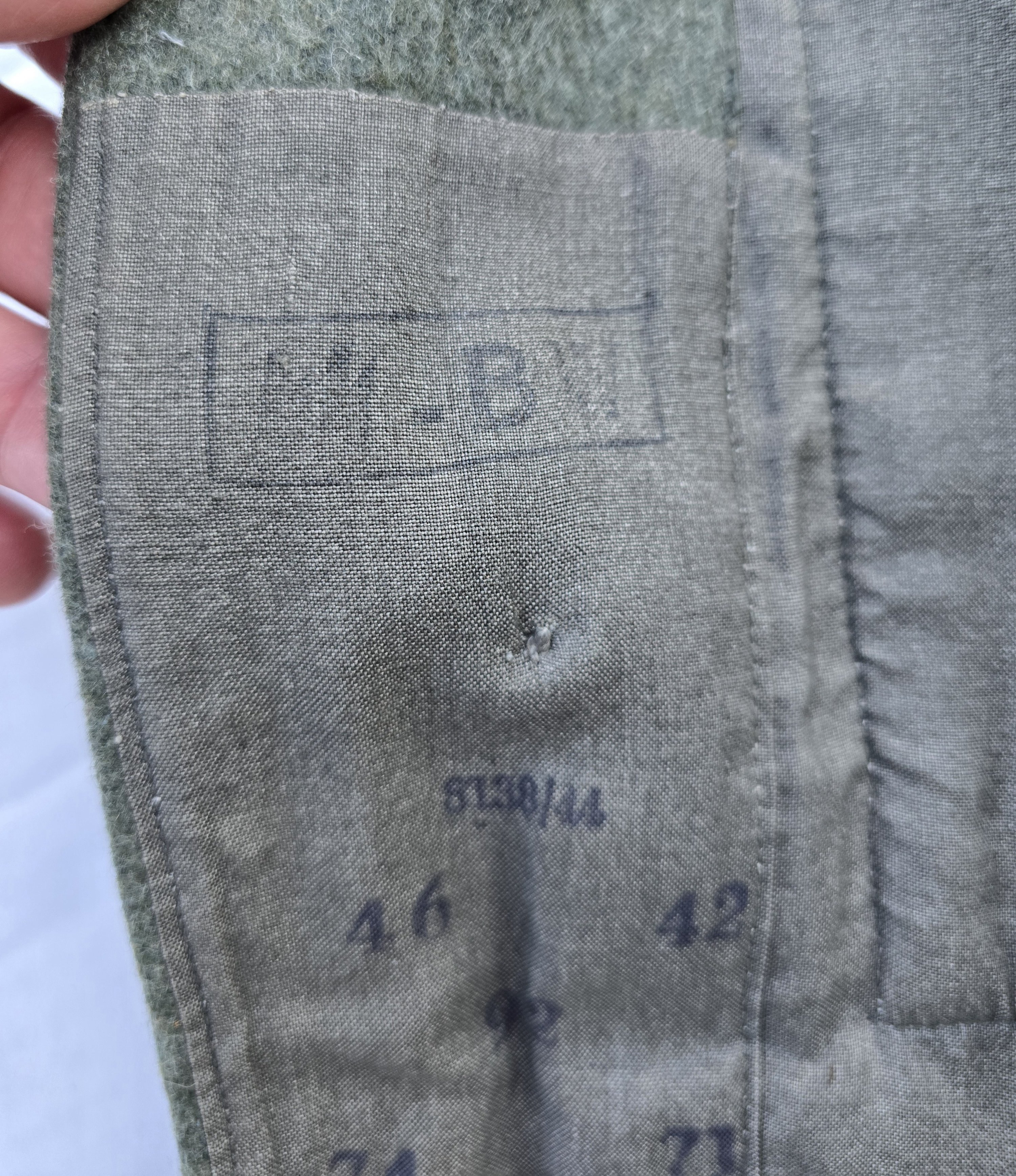 Likely Re-badged Waffen-SS M43 Tunic- Latvian Freiwillege — image 17