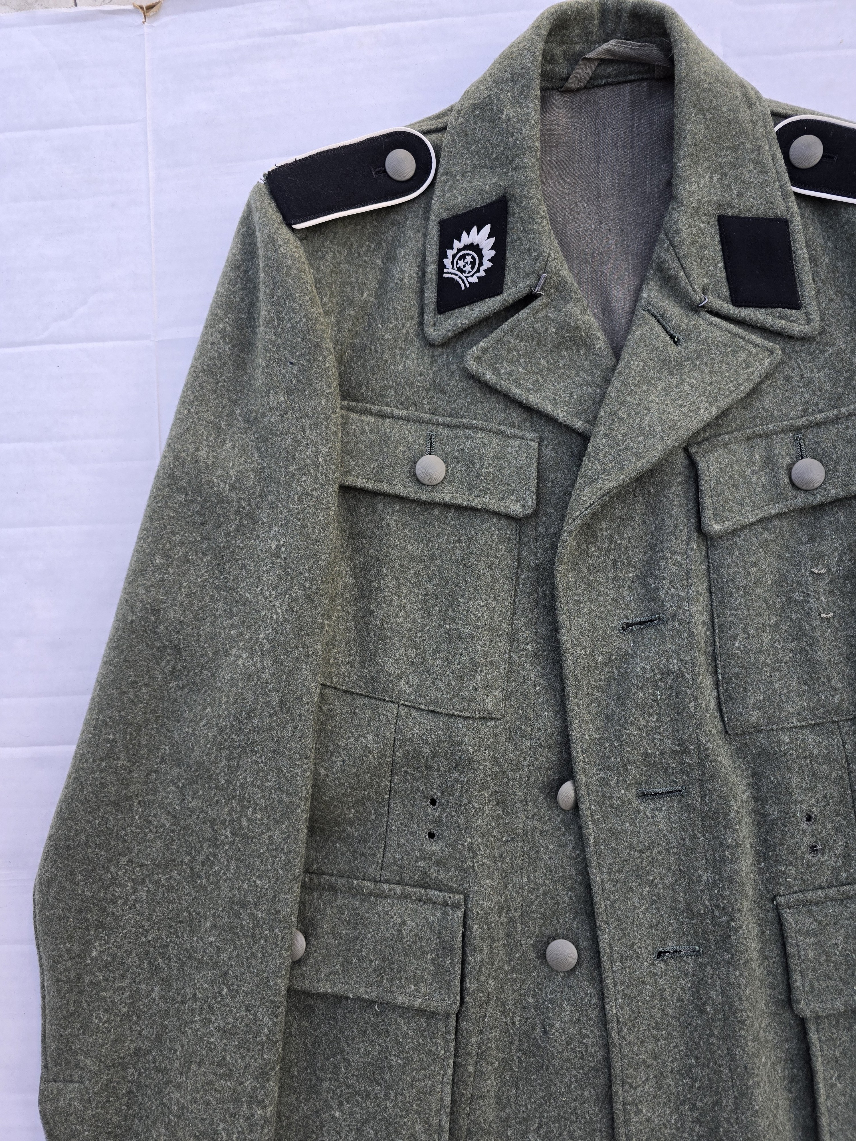 Likely Re-badged Waffen-SS M43 Tunic- Latvian Freiwillege — image 3