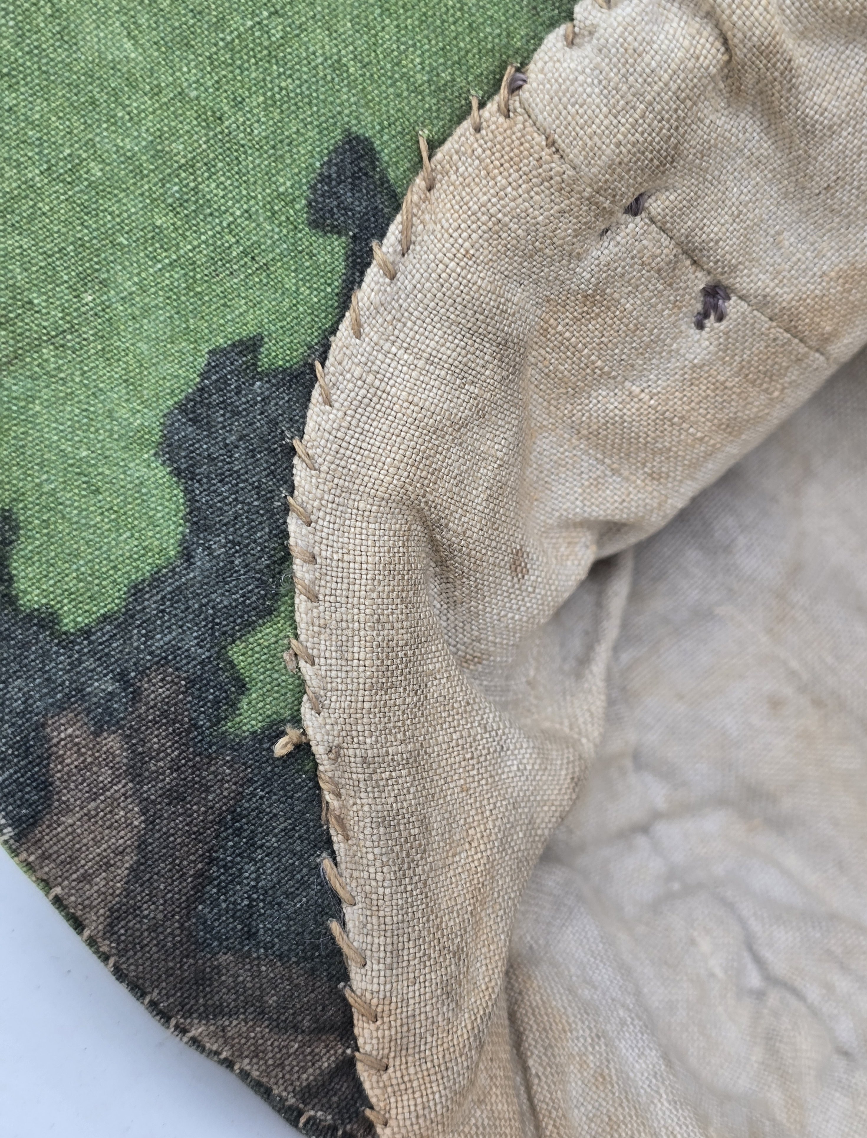 Interesting Field-Made Waffen-SS Camouflage Cap — image 14