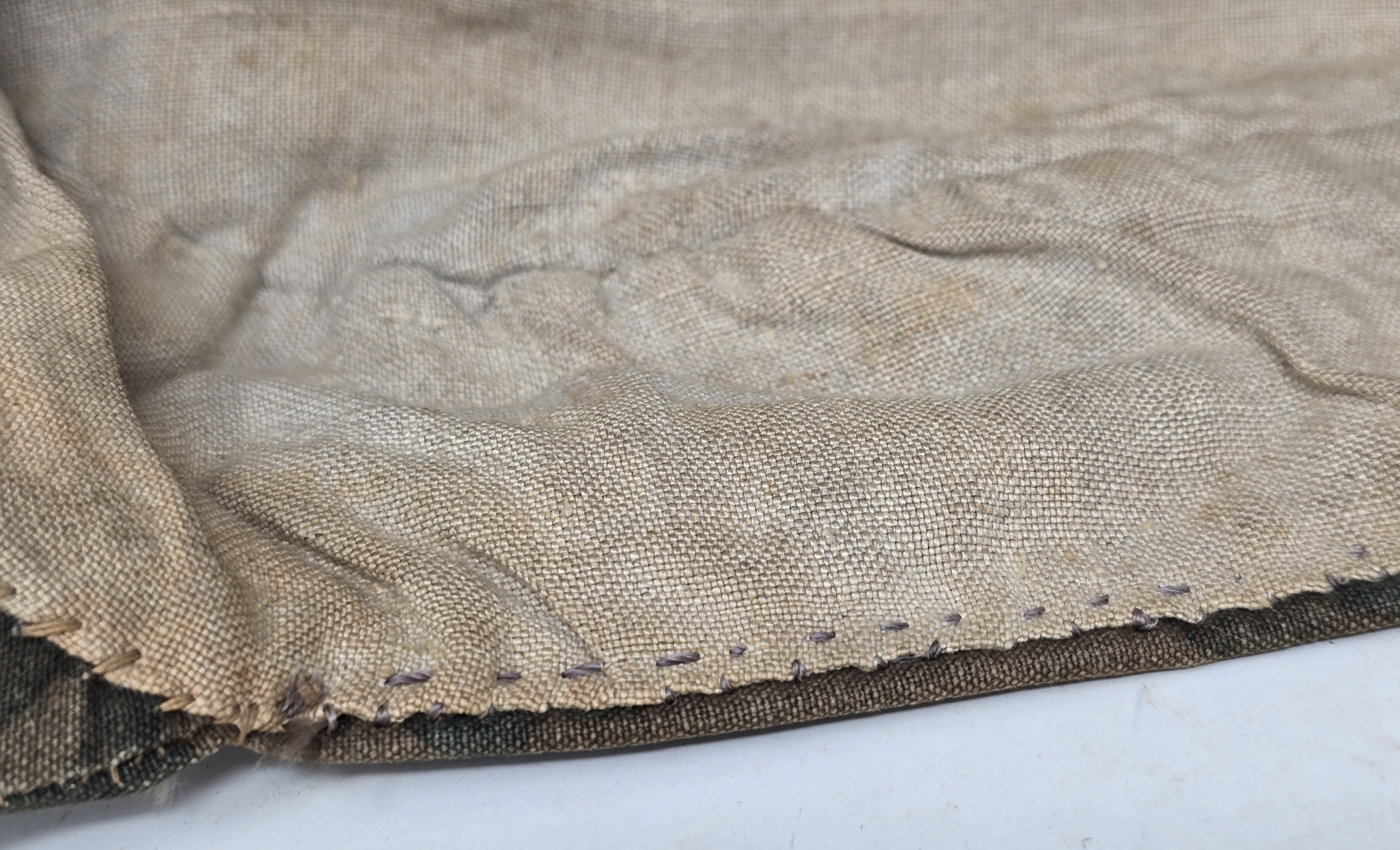 Interesting Field-Made Waffen-SS Camouflage Cap — image 15