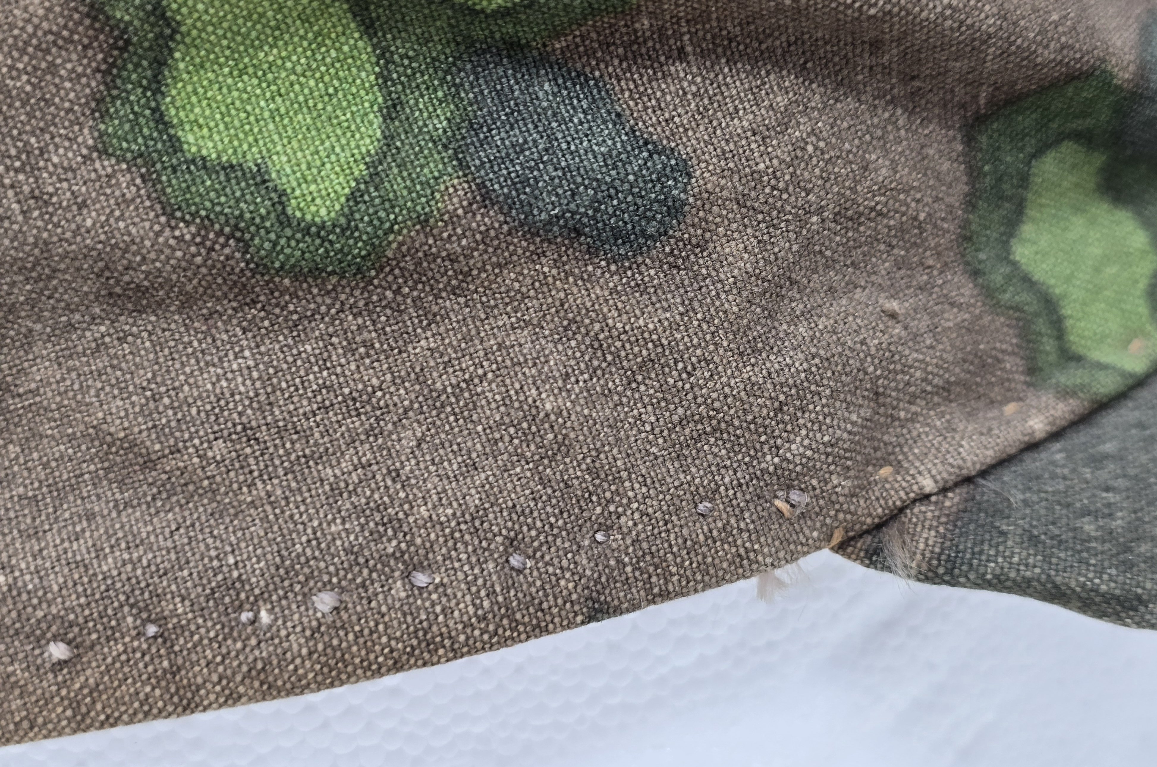 Interesting Field-Made Waffen-SS Camouflage Cap — image 9