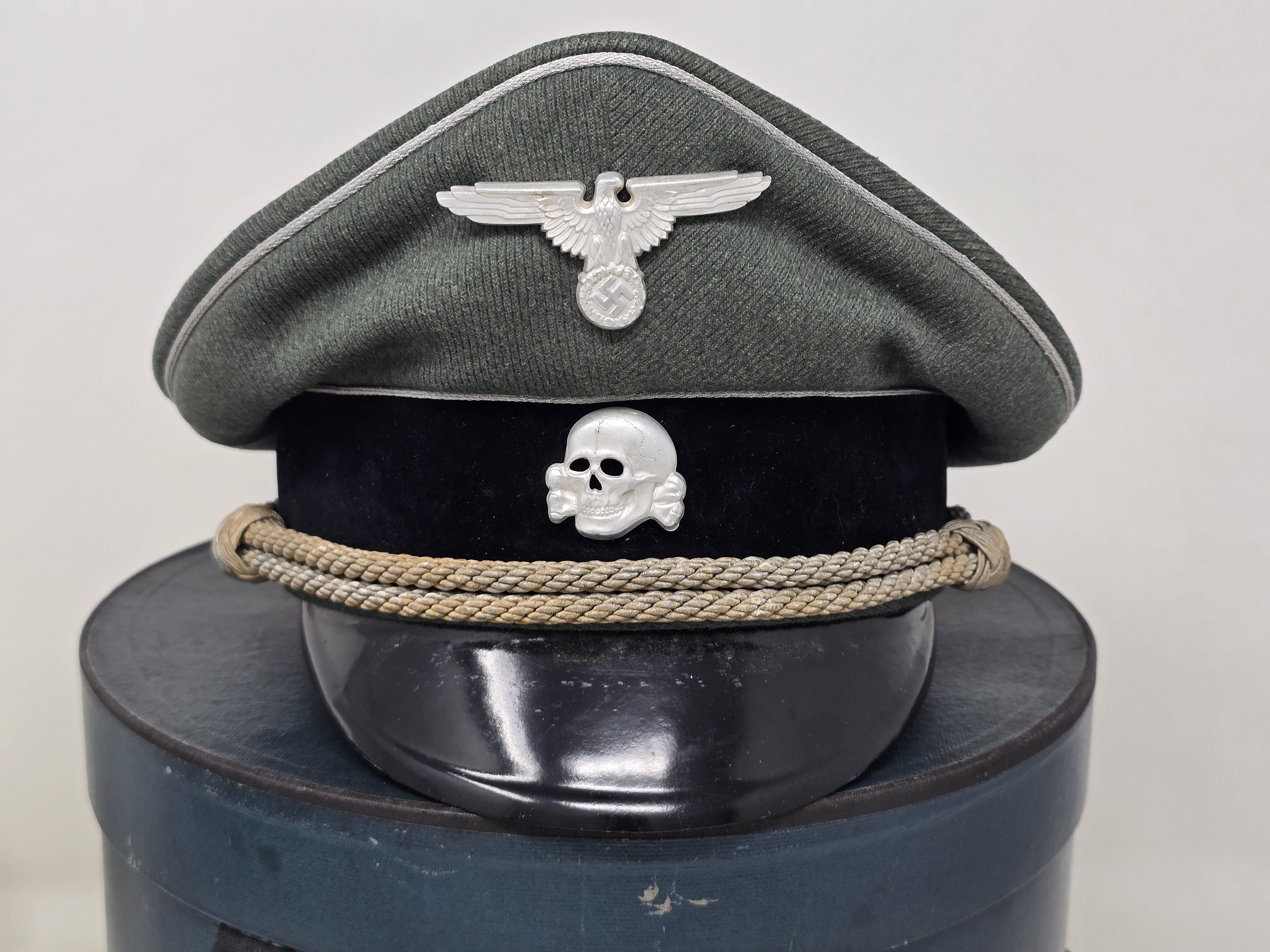 Important Notice! Boxed Waffen-SS General's Visor Cap — image 12