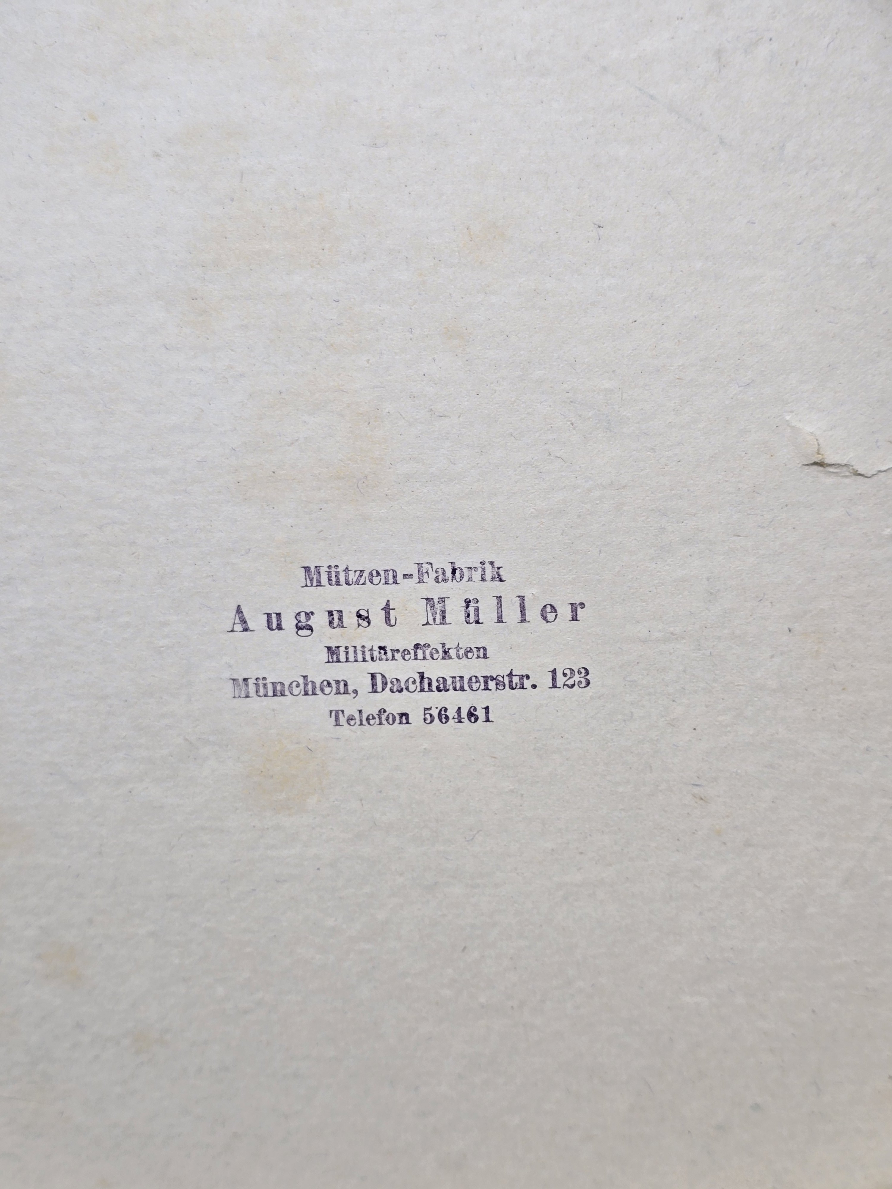 Important Notice! Boxed Waffen-SS General's Visor Cap — image 14