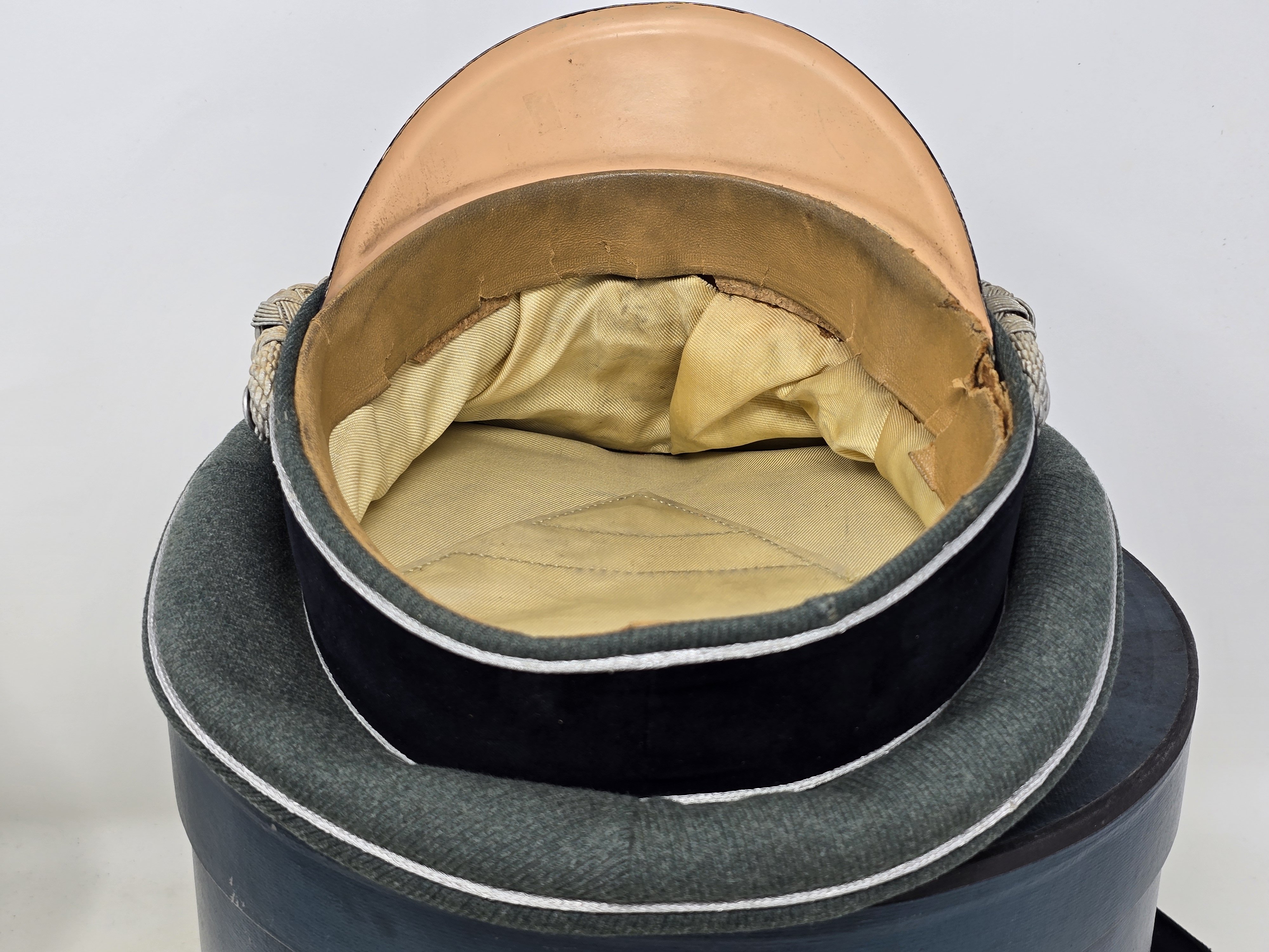 Important Notice! Boxed Waffen-SS General's Visor Cap — image 6