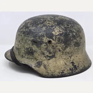 Service Worn Tan Camo M35 Heer Helmet by NS