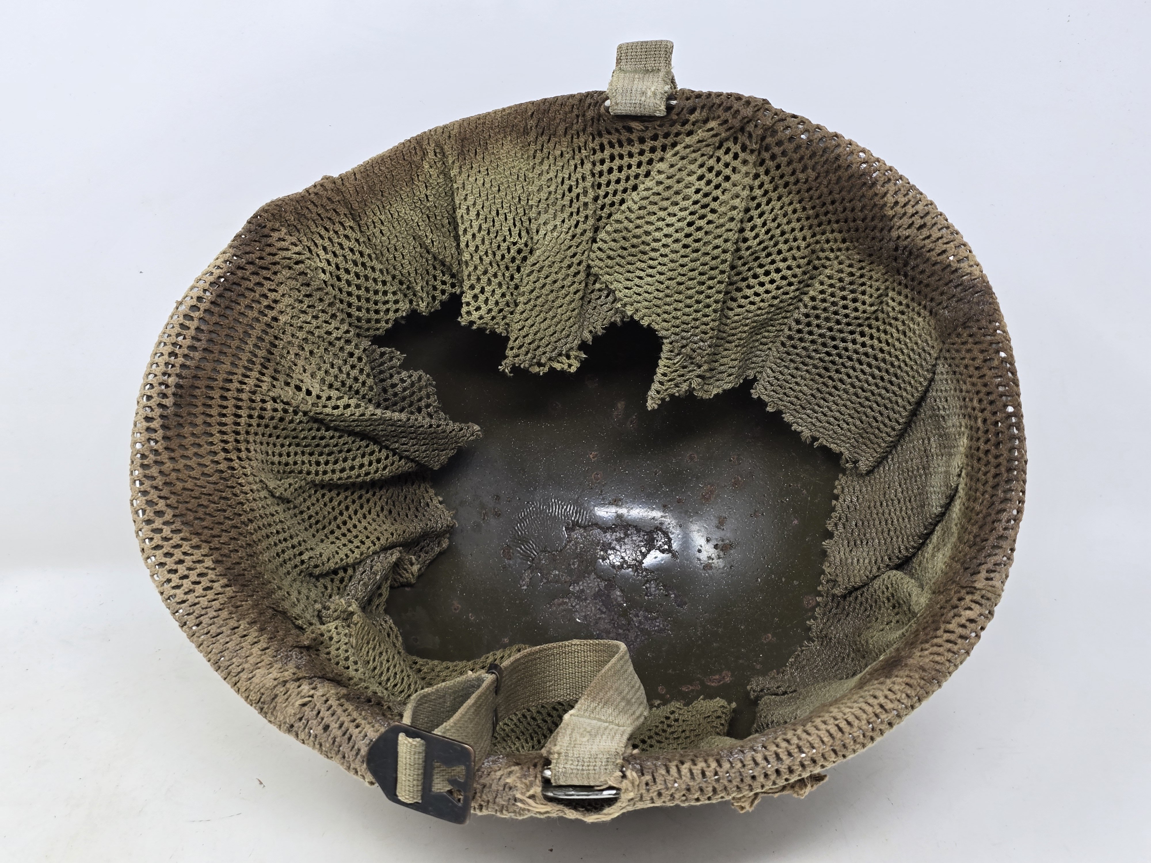US M1 GI Helmet With Camo Scrim — image 10