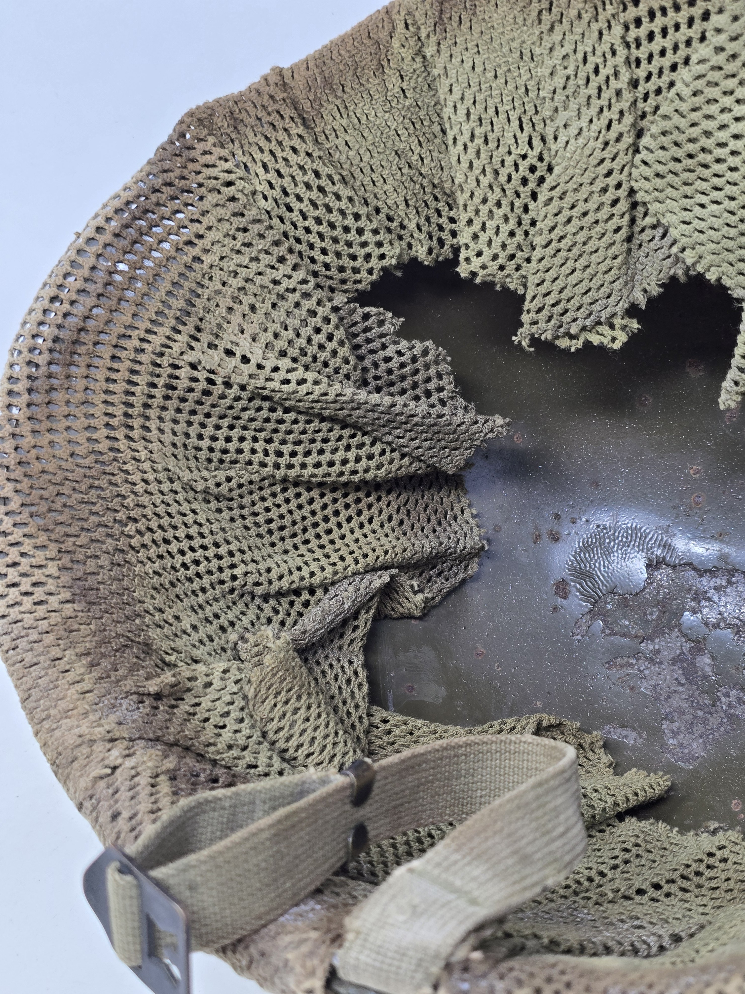 US M1 GI Helmet With Camo Scrim — image 11