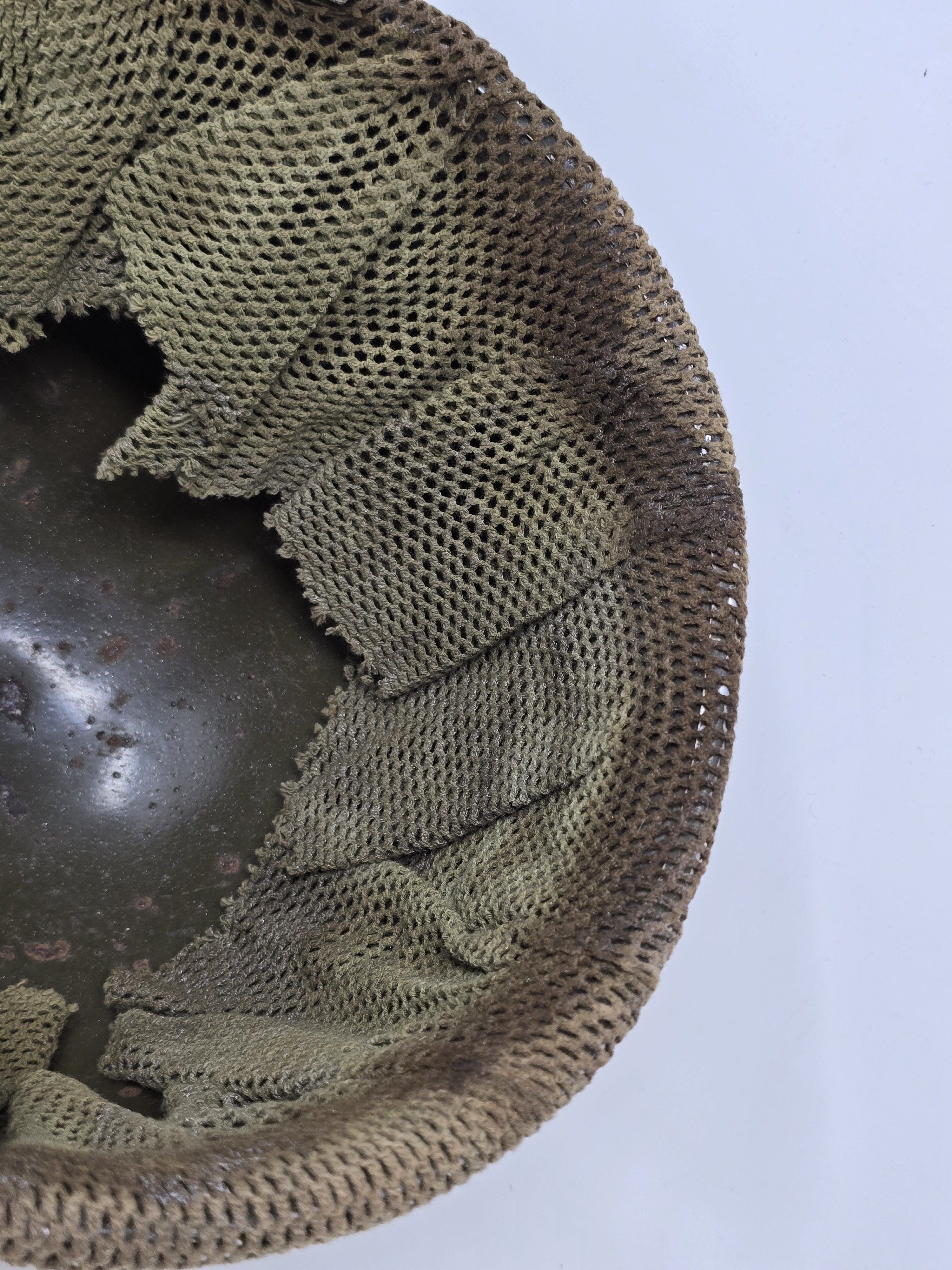 US M1 GI Helmet With Camo Scrim — image 12