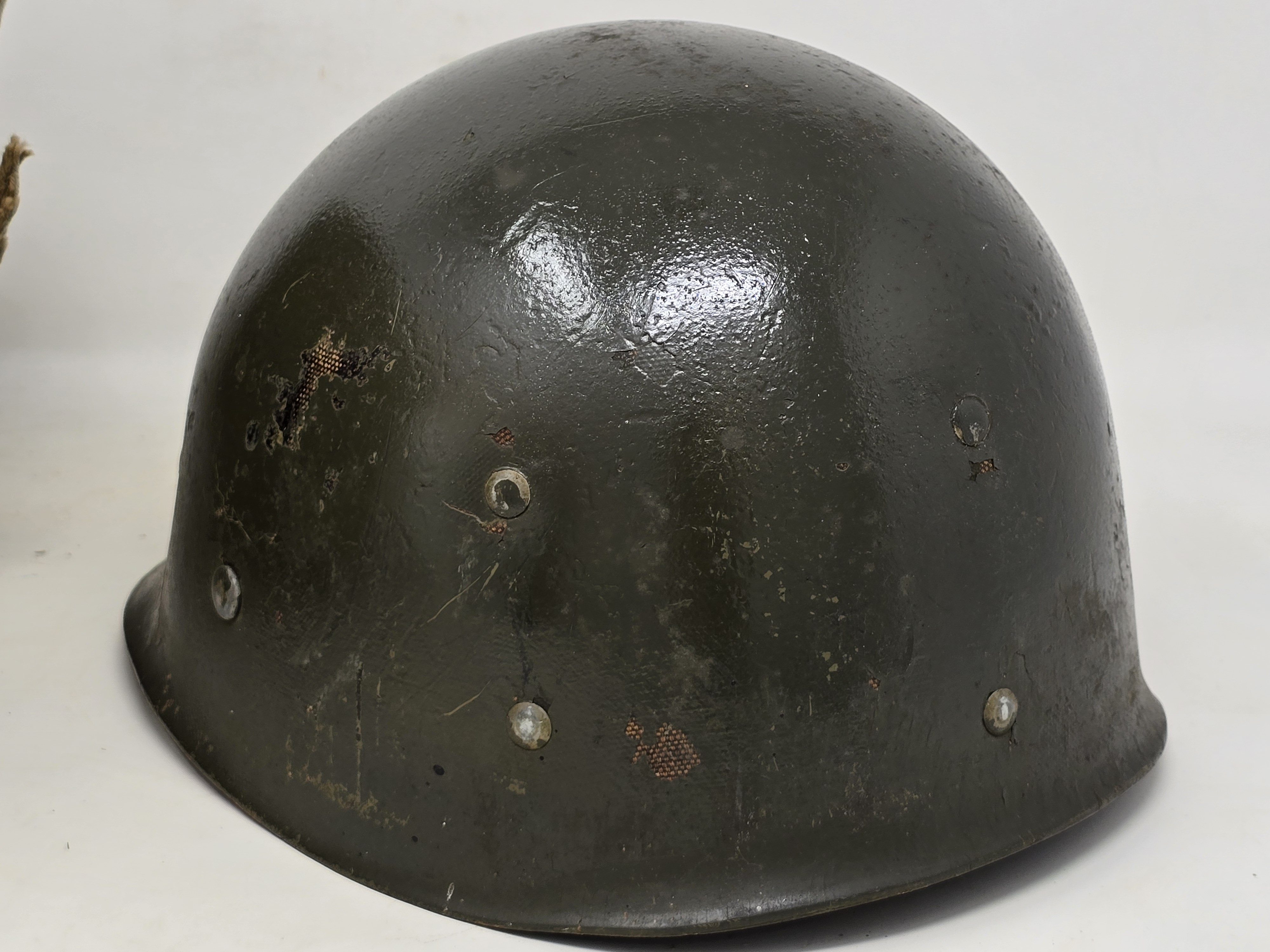 US M1 GI Helmet With Camo Scrim — image 15
