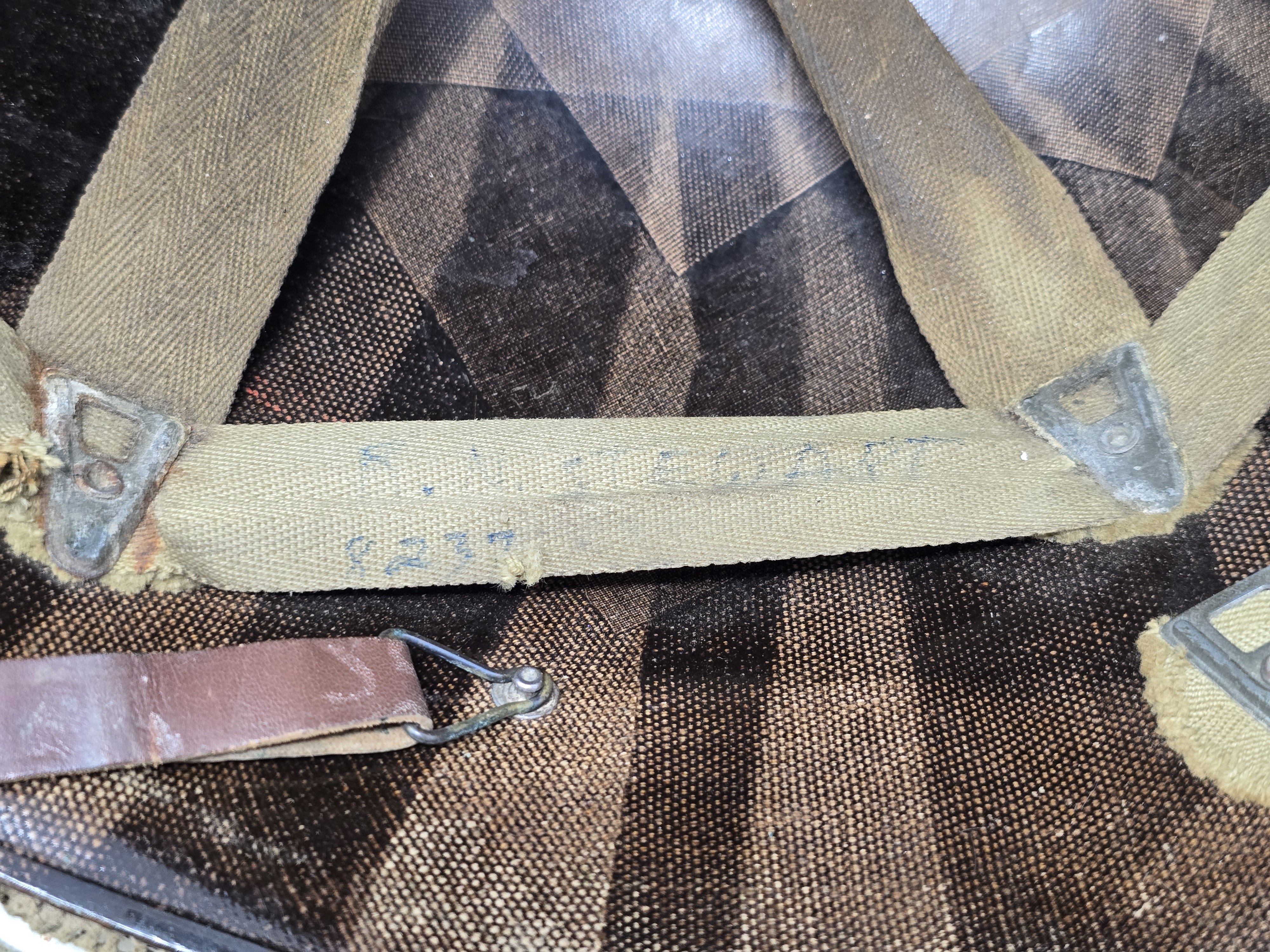 US M1 GI Helmet With Camo Scrim — image 3