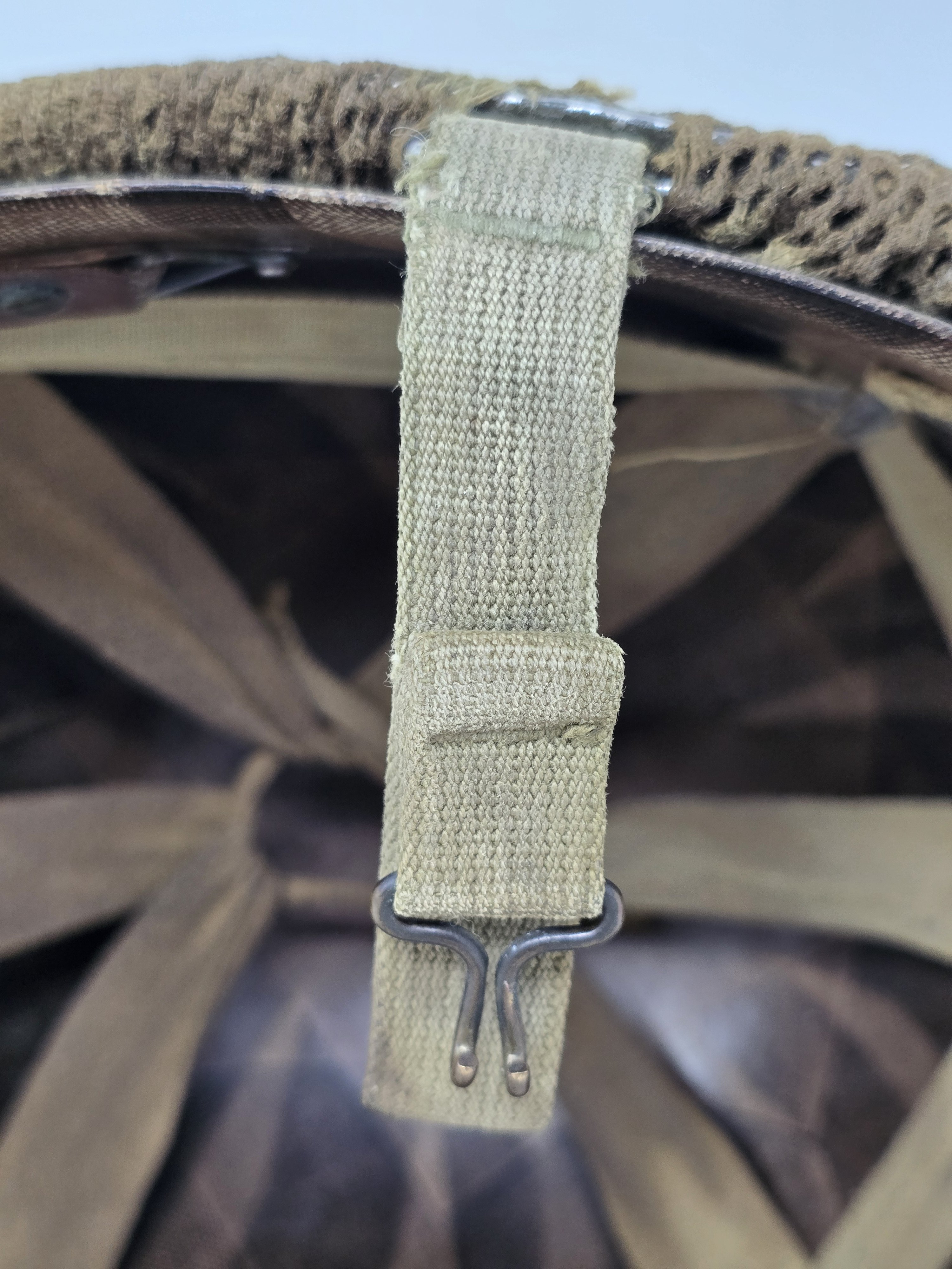 US M1 GI Helmet With Camo Scrim — image 5