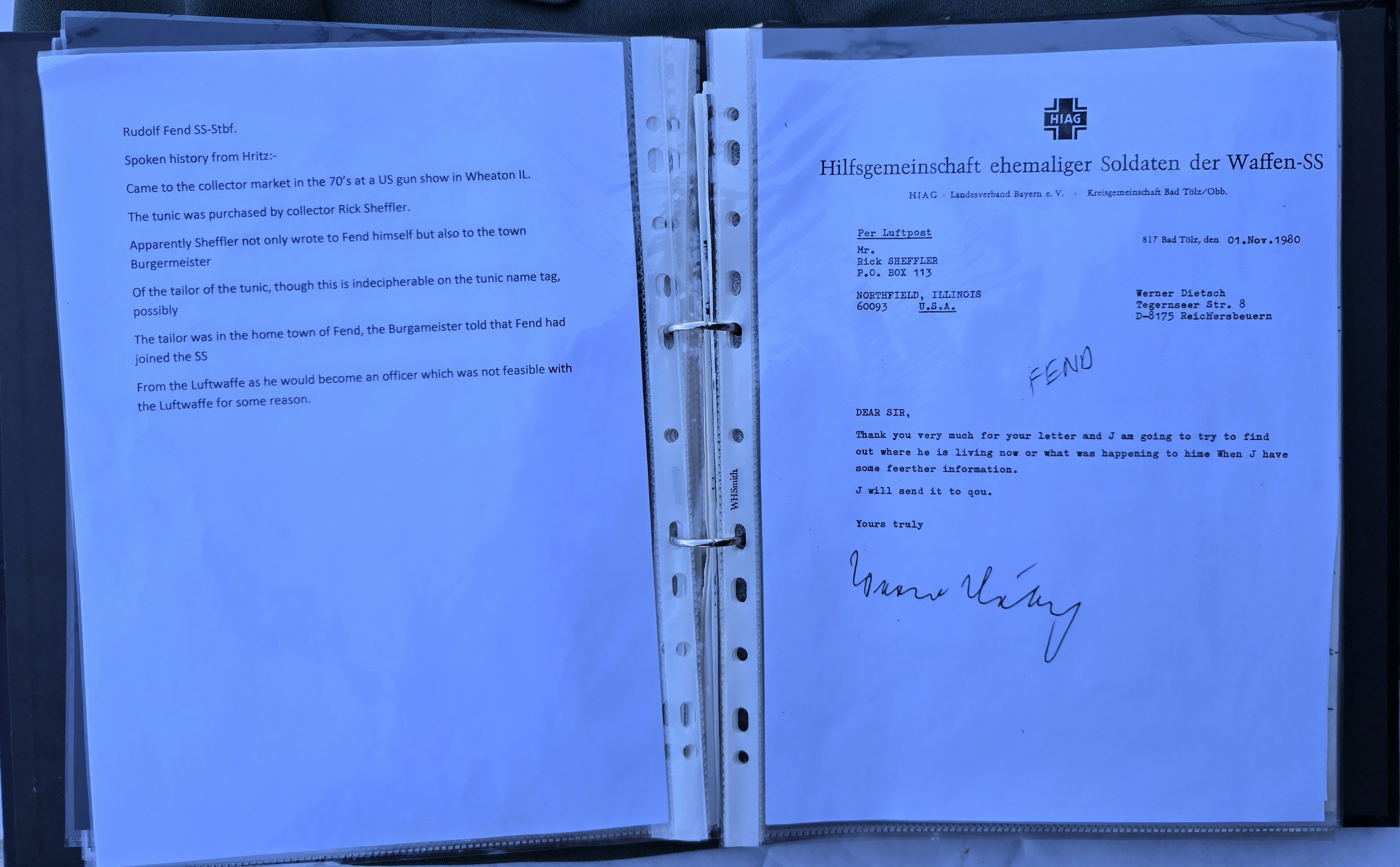 Phenomenal Waffen-SS Tunic From Rudolf Fend, LAH — image 19