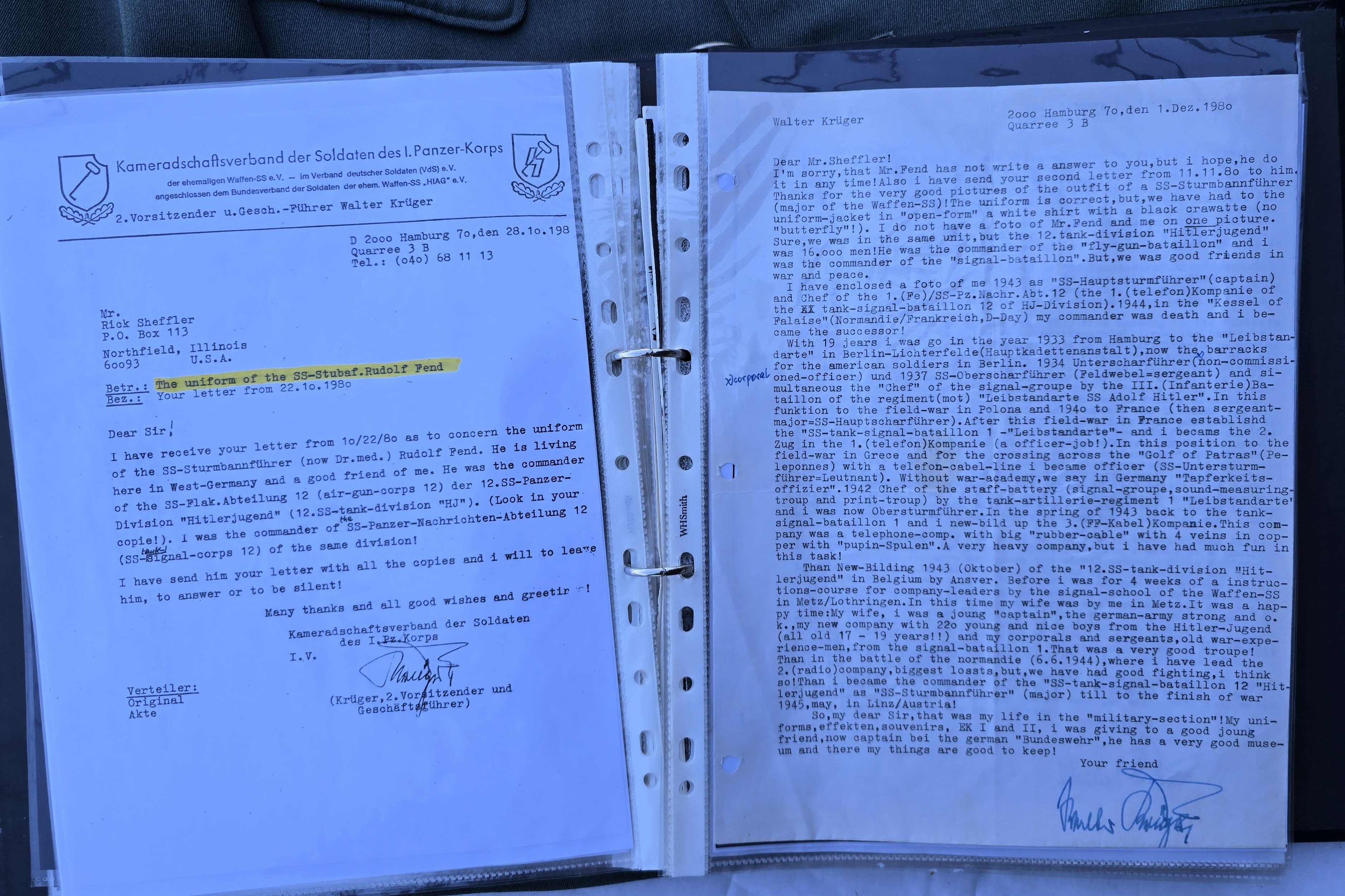 Phenomenal Waffen-SS Tunic From Rudolf Fend, LAH — image 20