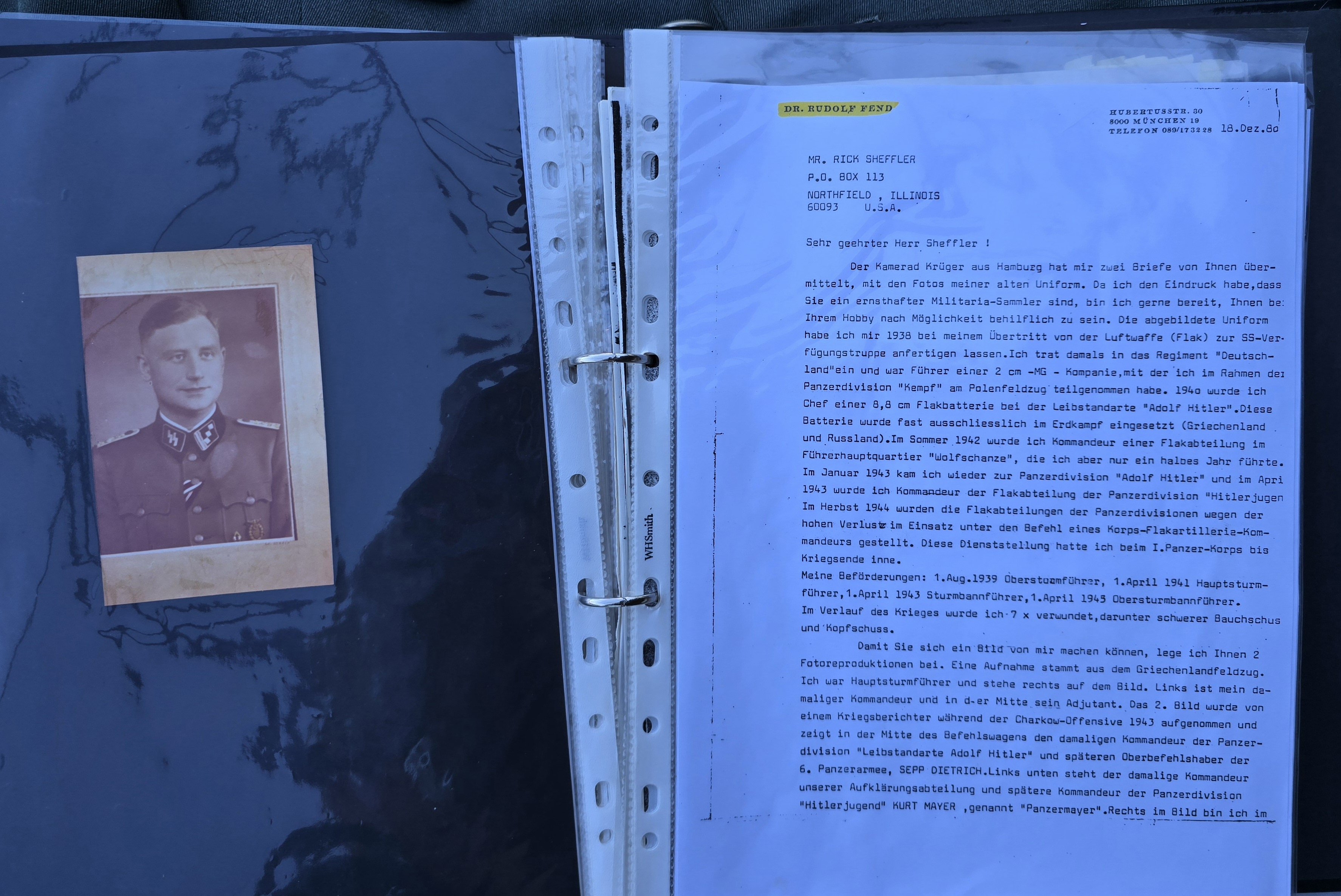 Phenomenal Waffen-SS Tunic From Rudolf Fend, LAH — image 21