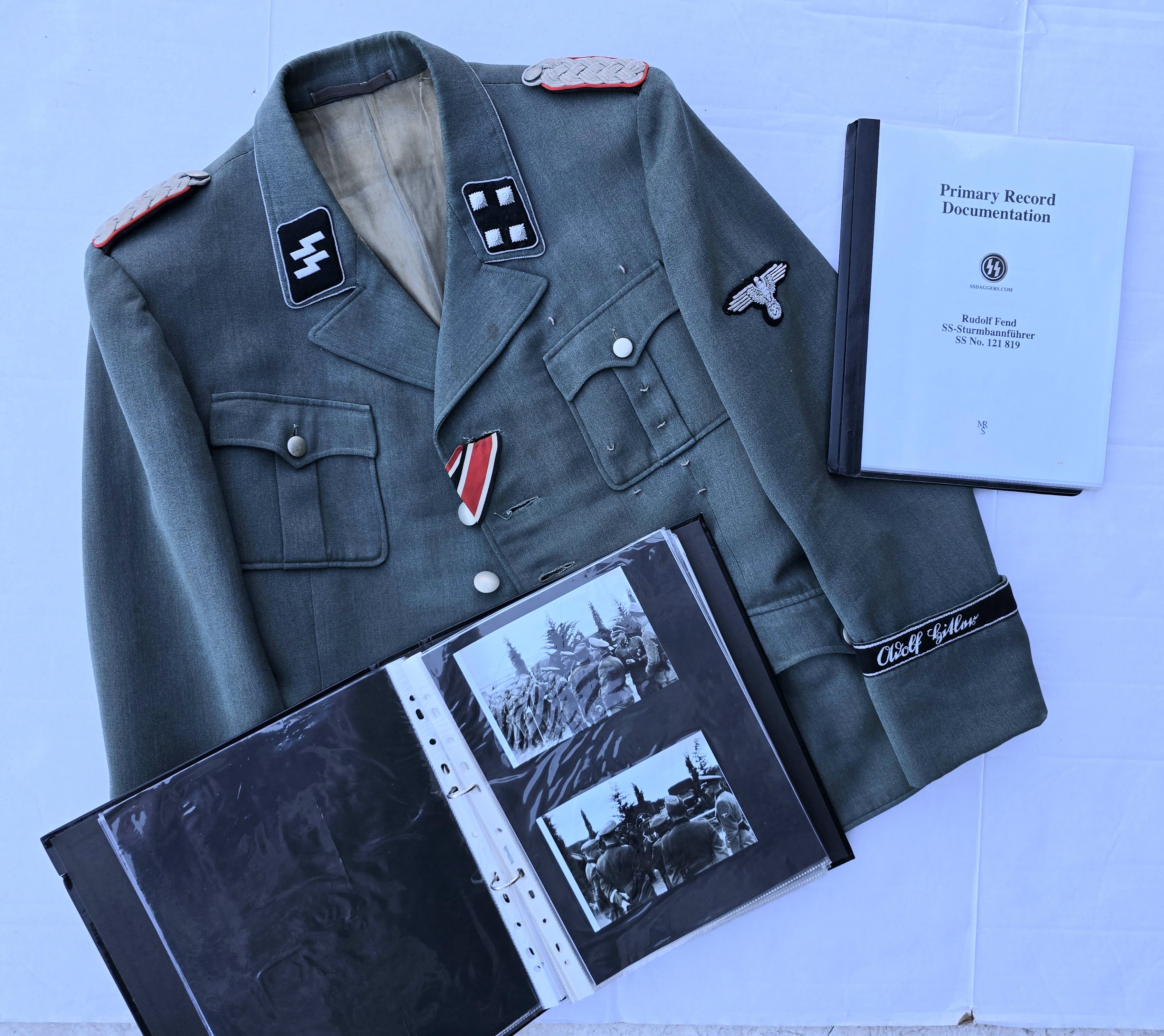 Phenomenal Waffen-SS Tunic From Rudolf Fend, LAH — image 52