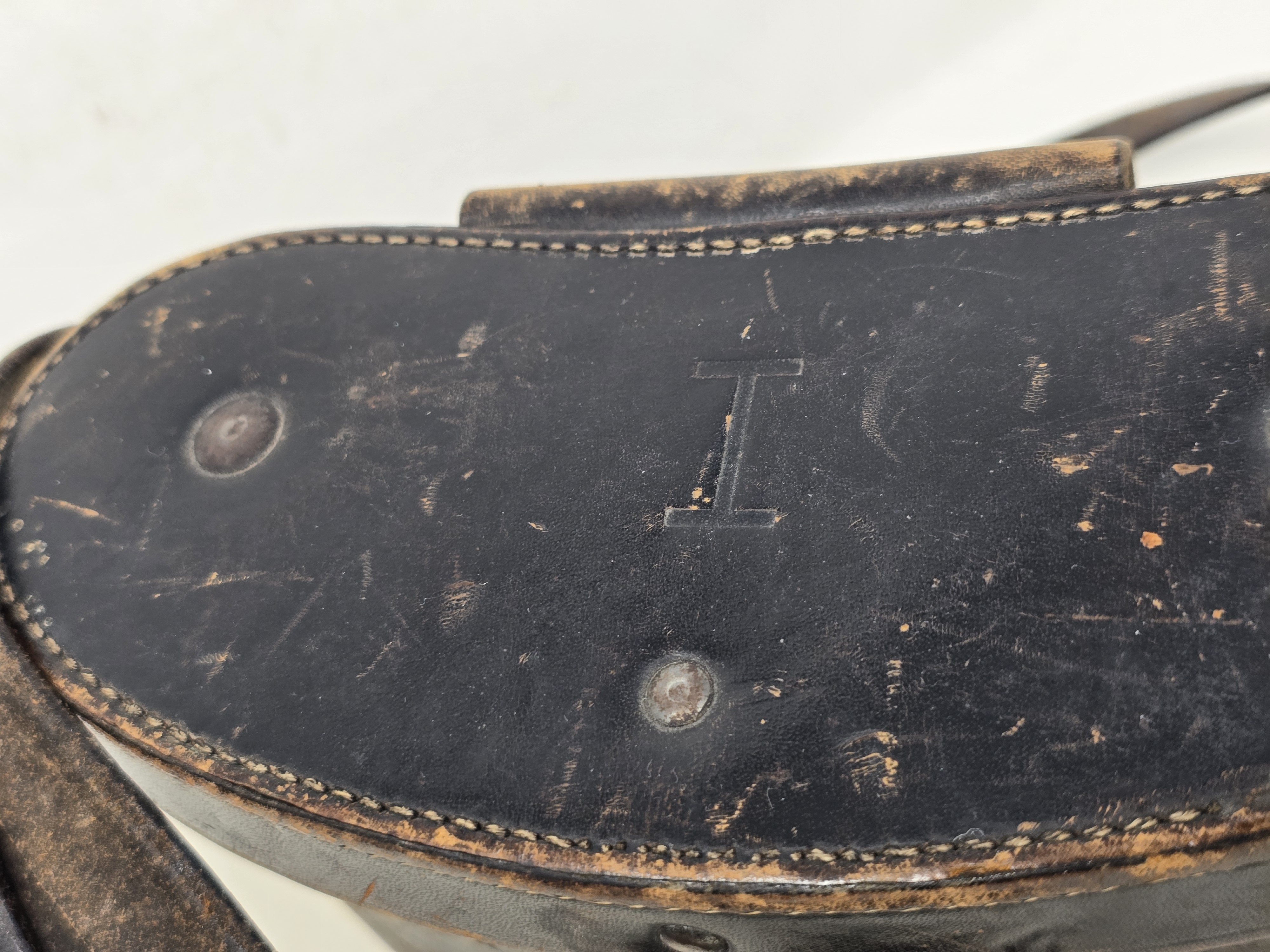 German WWII Tropical Tan Camouflage Binoculars, Vet Bringback — image 13