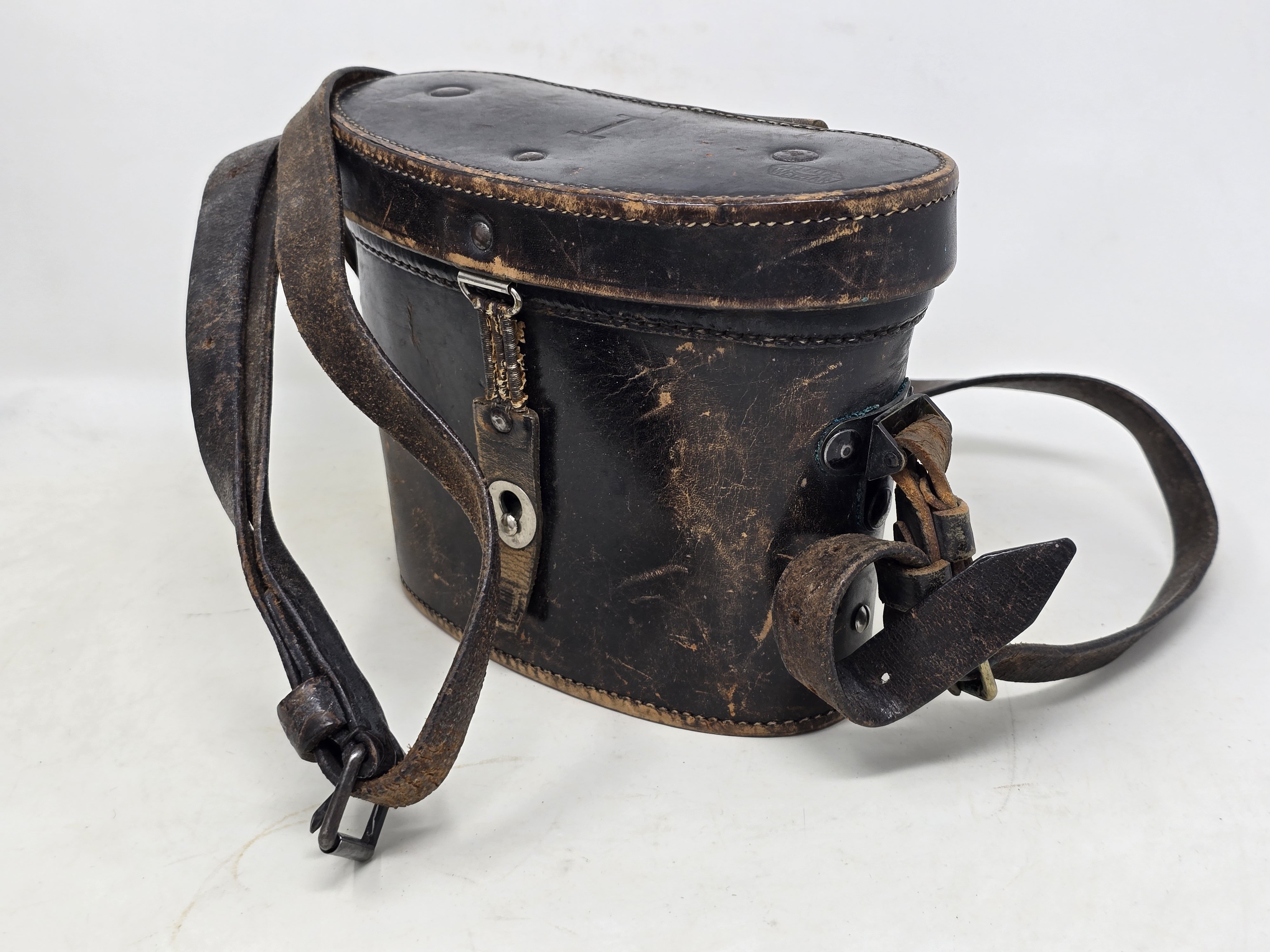 German WWII Tropical Tan Camouflage Binoculars, Vet Bringback — image 14