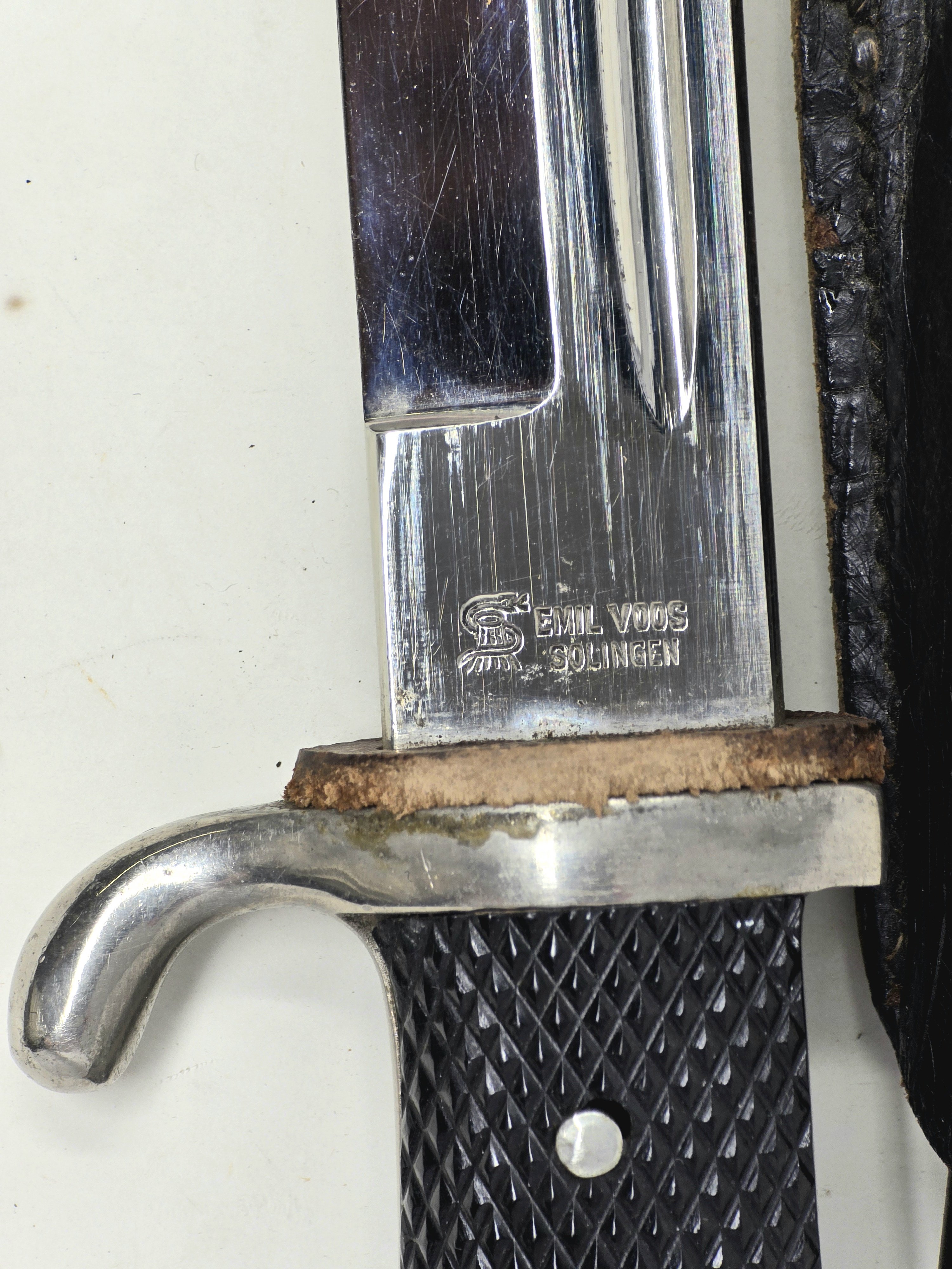 German WWII Heer/ SS Dress Bayonet — image 4