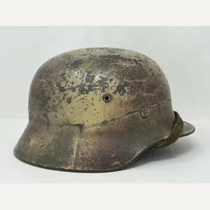 Heer M40 Single Decal Normandy Ex Net Camo Helmet