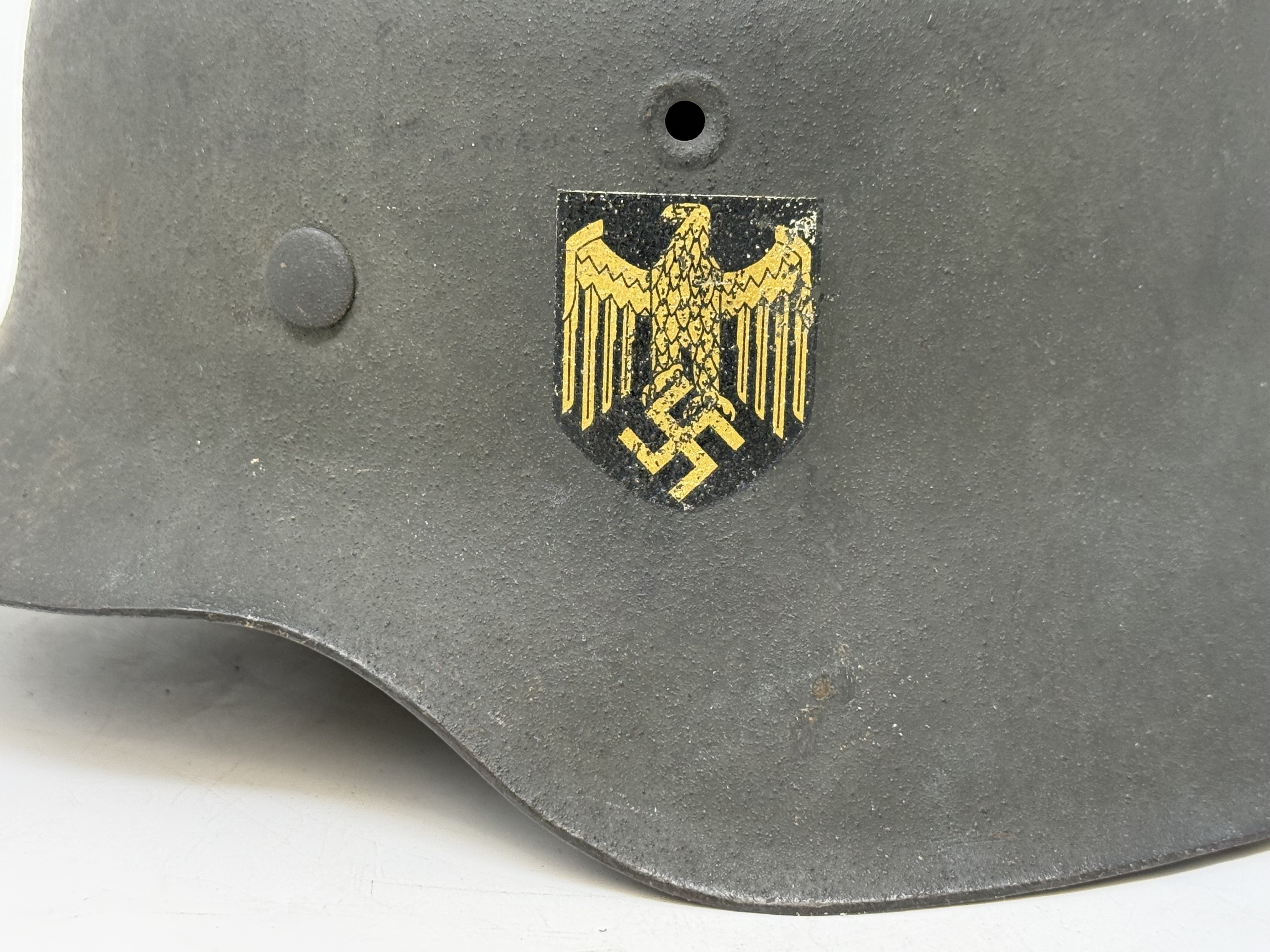 Kriegsmarine Single Decal M42 Helmet — image 11