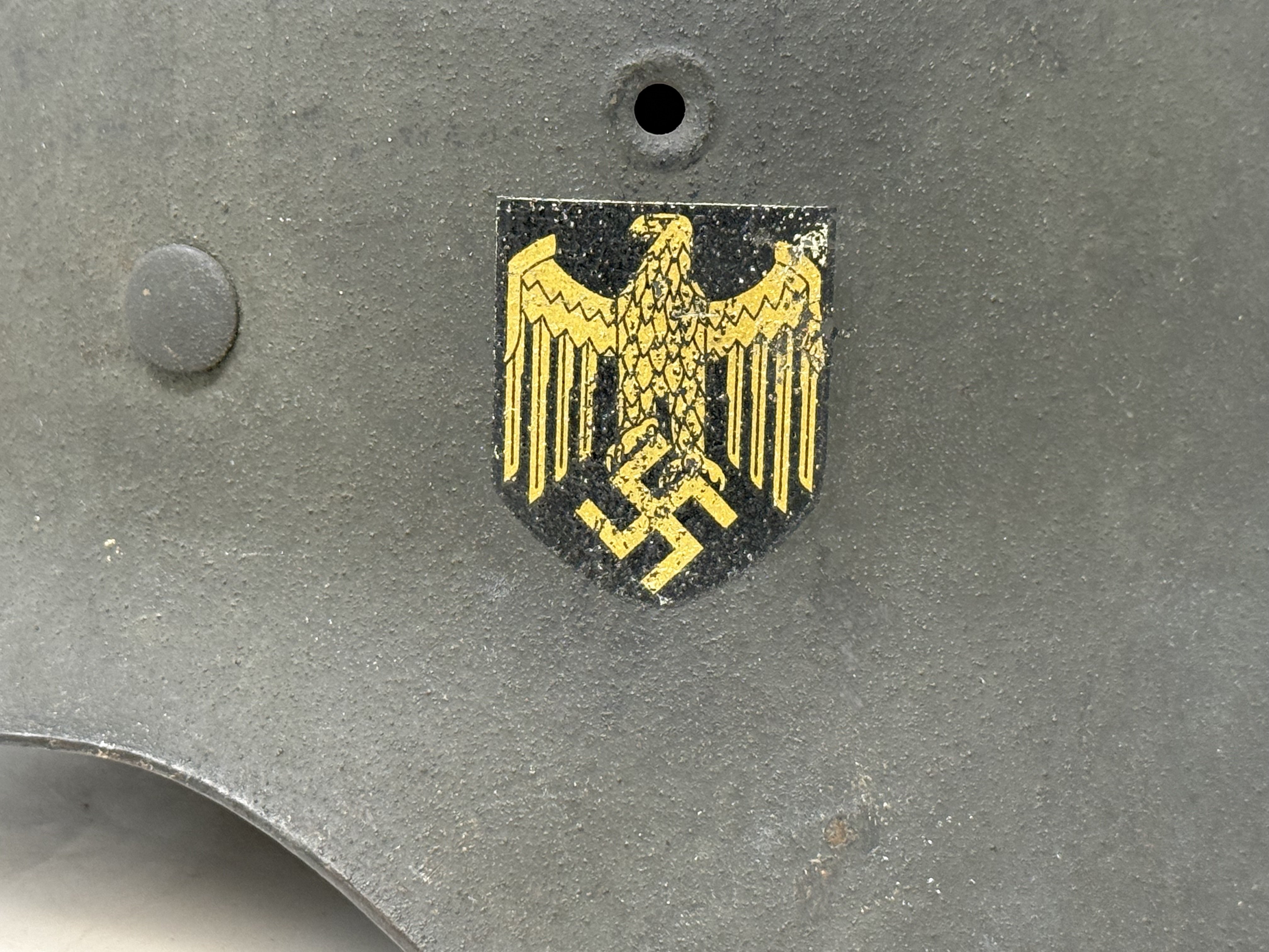 Kriegsmarine Single Decal M42 Helmet — image 12