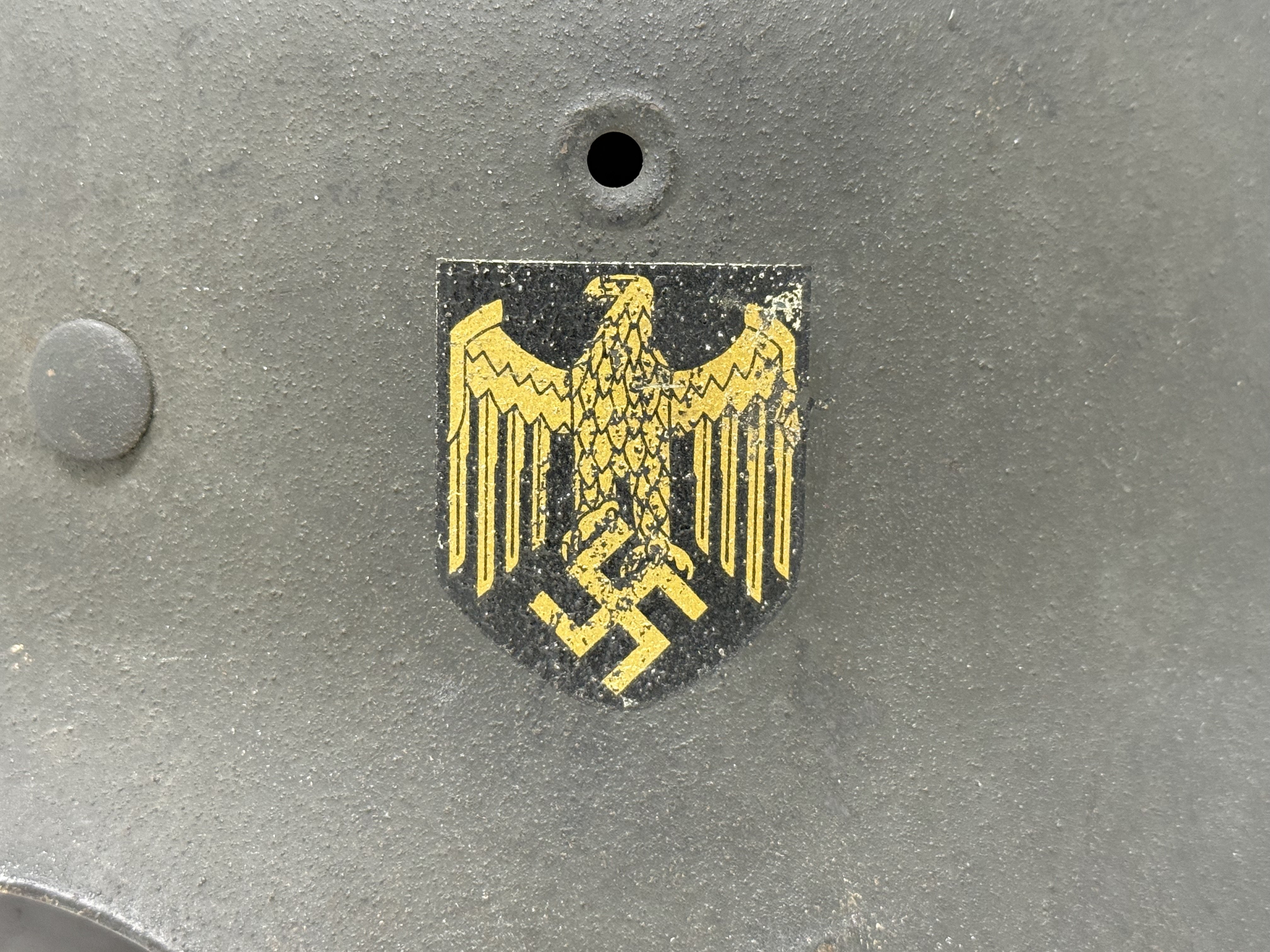 Kriegsmarine Single Decal M42 Helmet — image 13