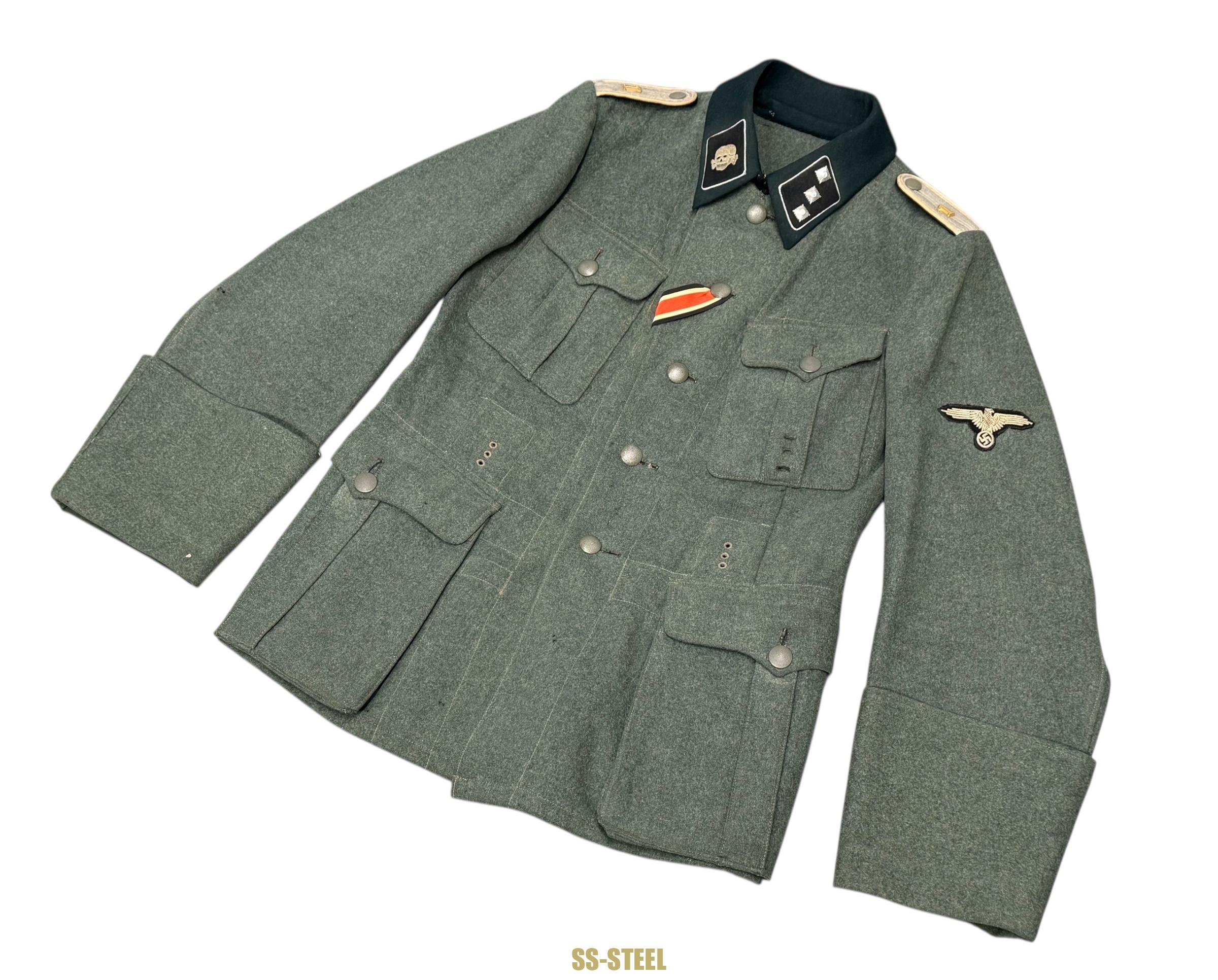 SS-Totenkopf Untersturmführer Combat Tunic — image 21