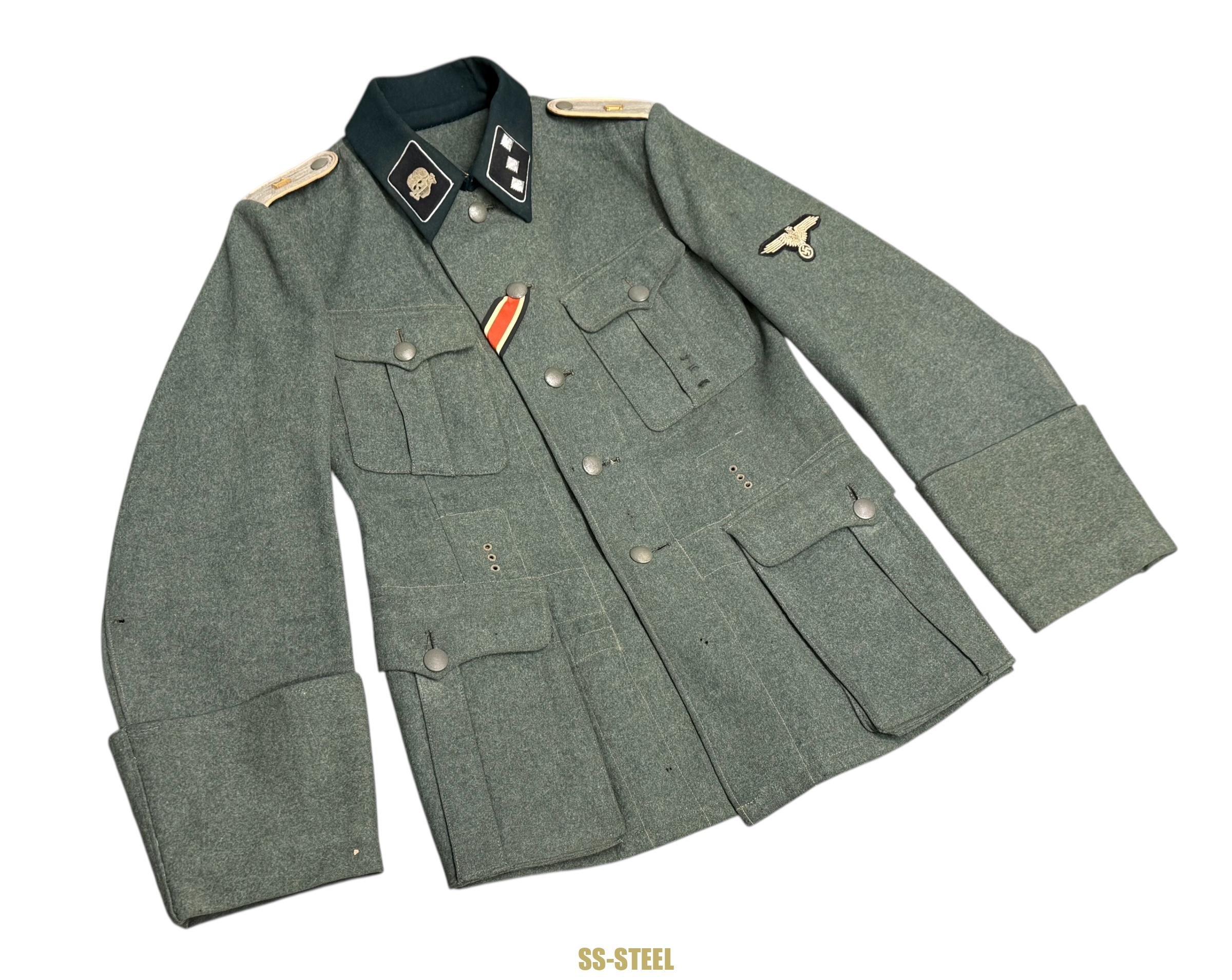 SS-Totenkopf Untersturmführer Combat Tunic — image 22