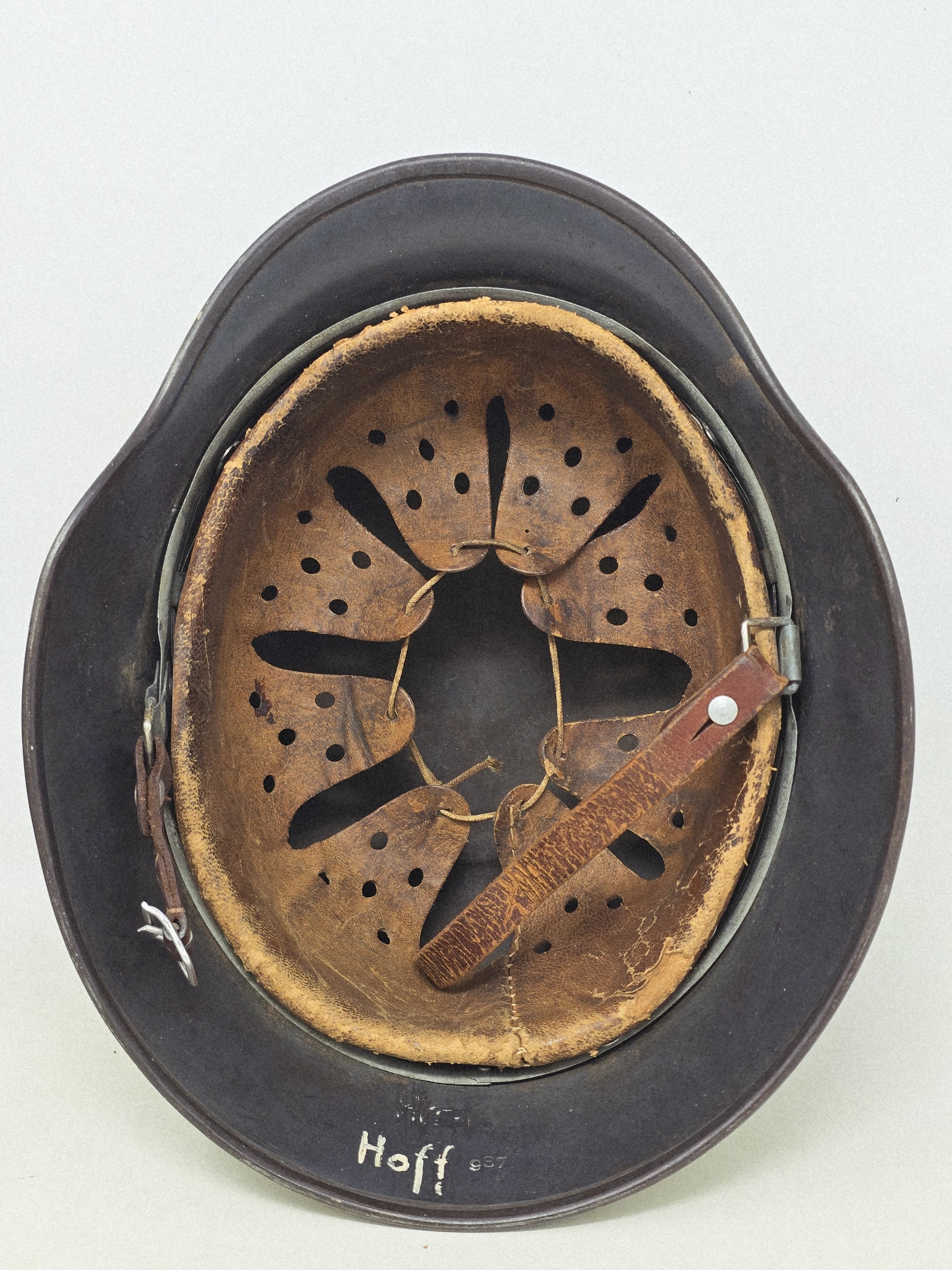 Stunning Luftwaffe M35 Camouflage Helmet — image 8