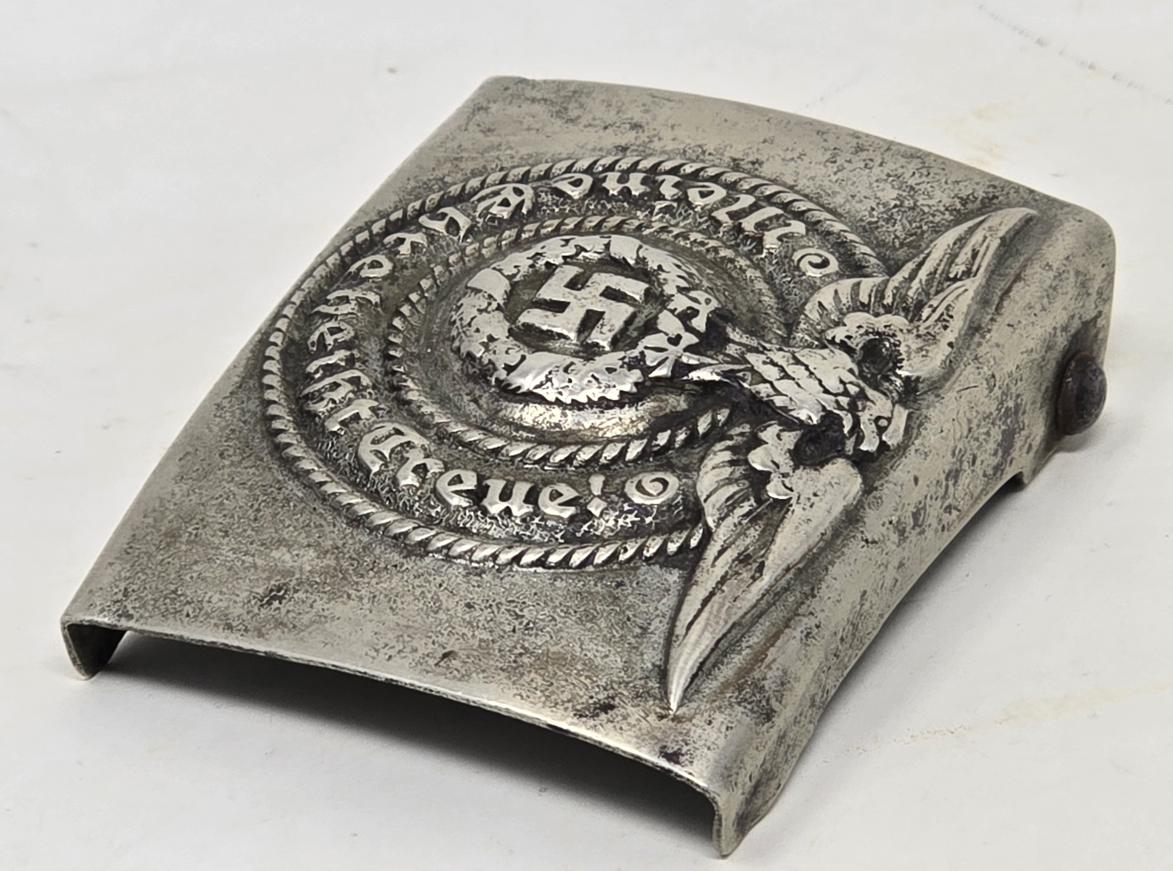 Rare Early SS NCO Buckle by Giesse & Schmidt — image 3
