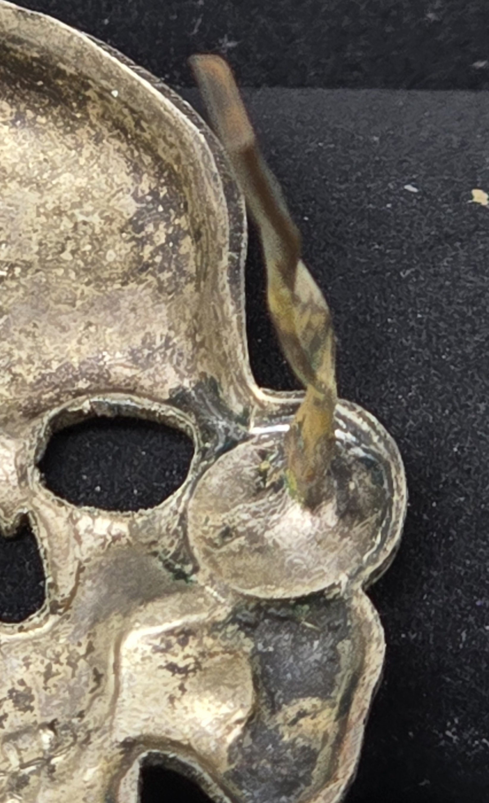 Beautiful Deschler Skull, Tombak — image 4