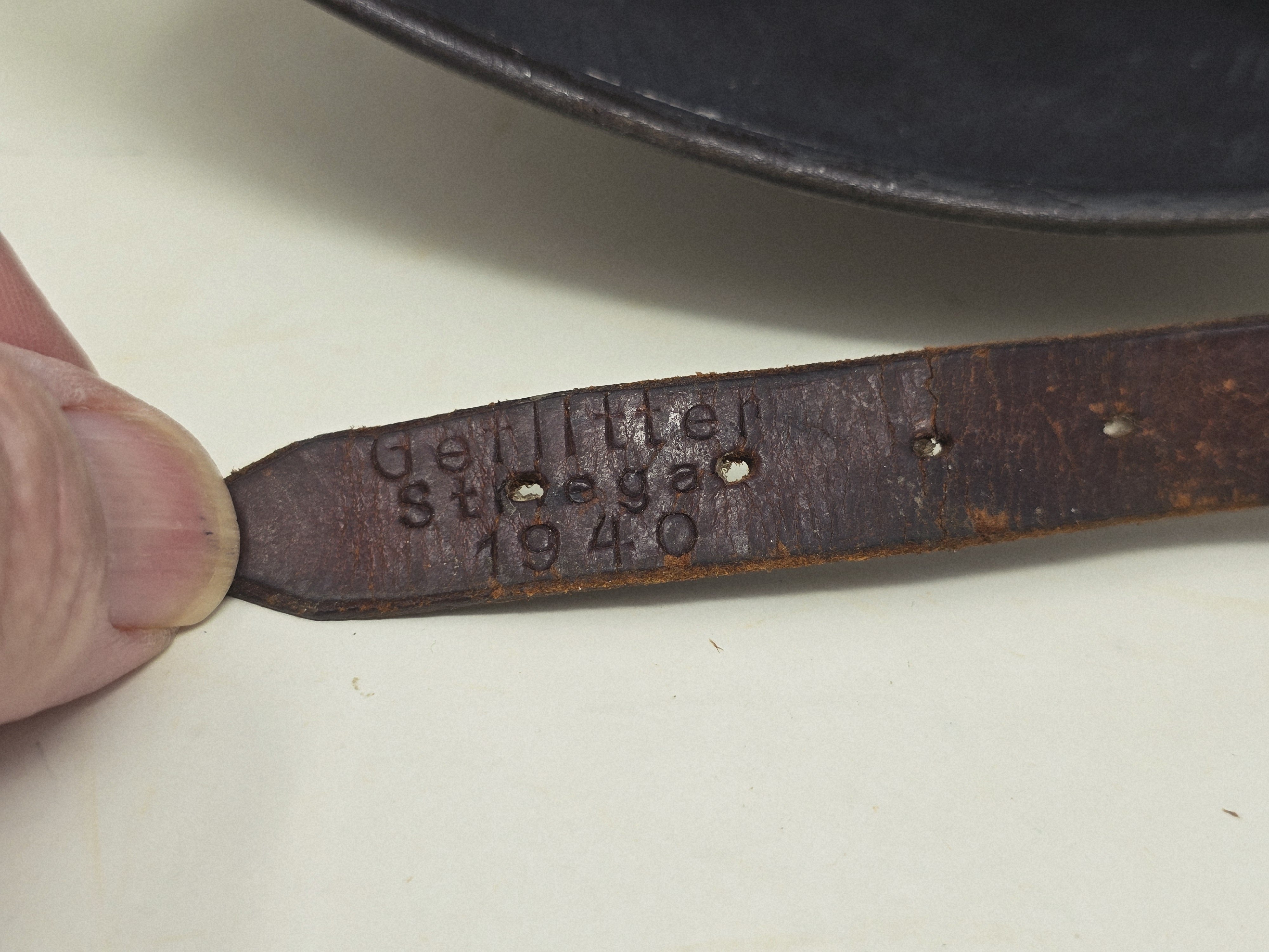 Sharp Camouflage M35/40 Luftwaffe Combat Helmet — image 6