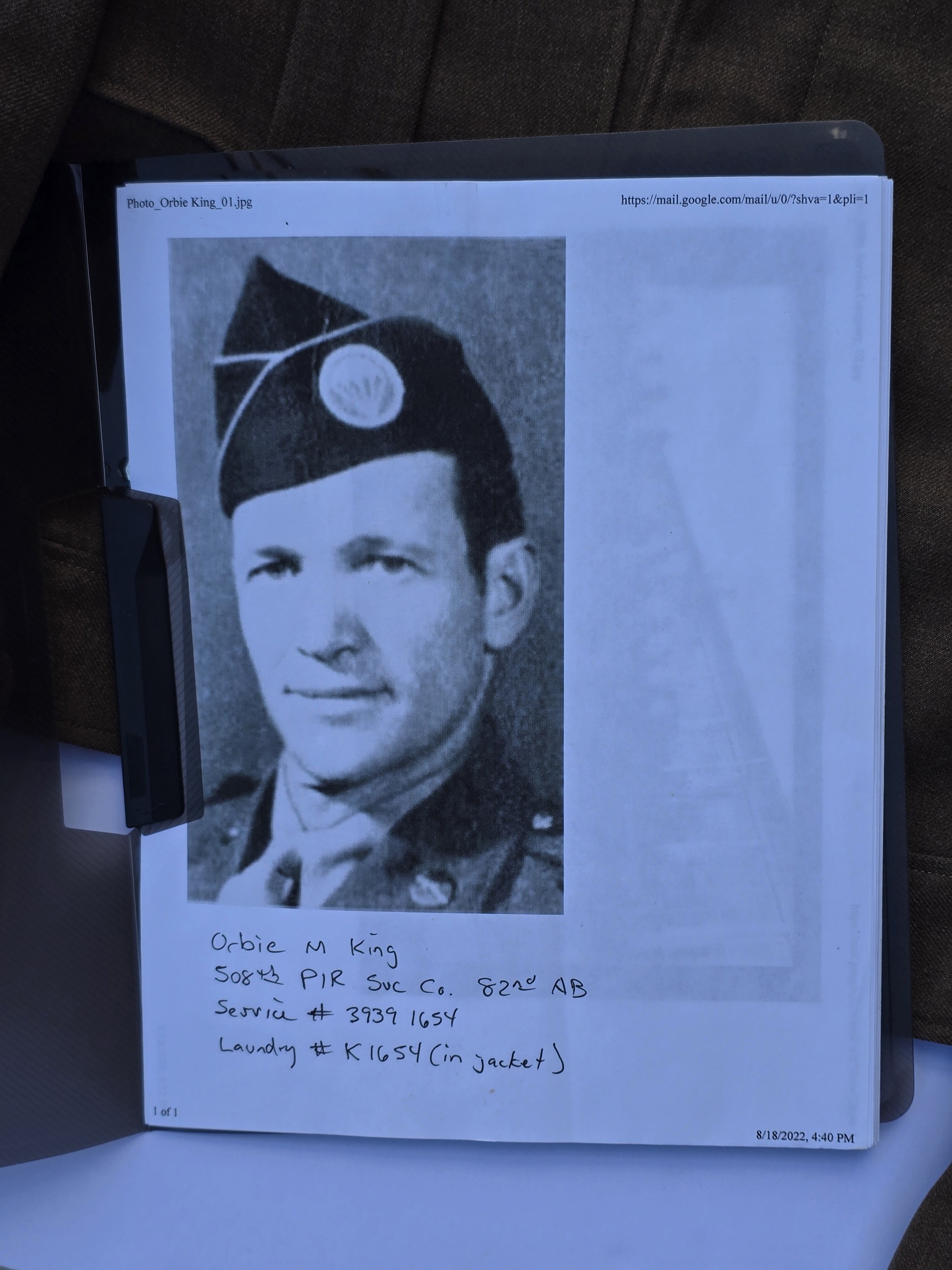 Attributed 82nd Airborne 'Ike Jacket' — image 13