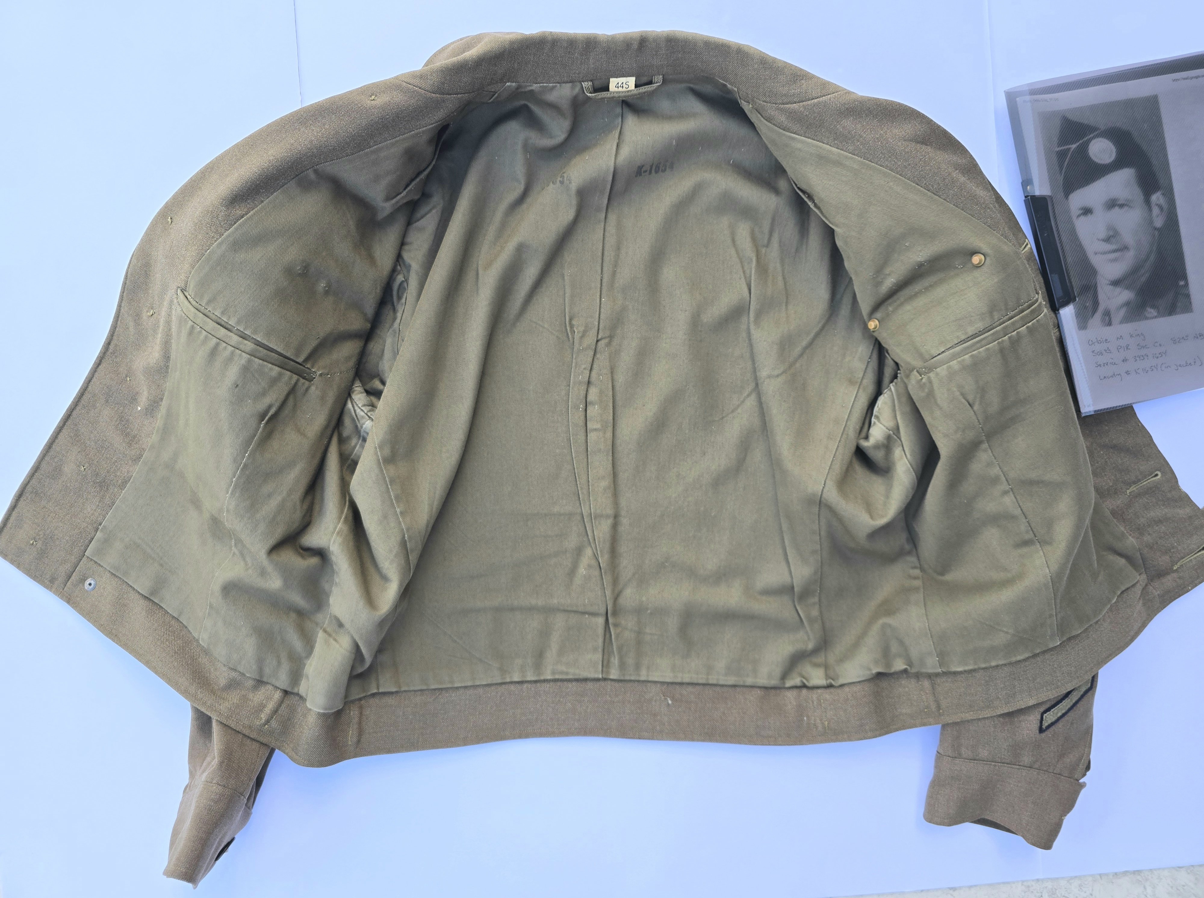 Attributed 82nd Airborne 'Ike Jacket' — image 3