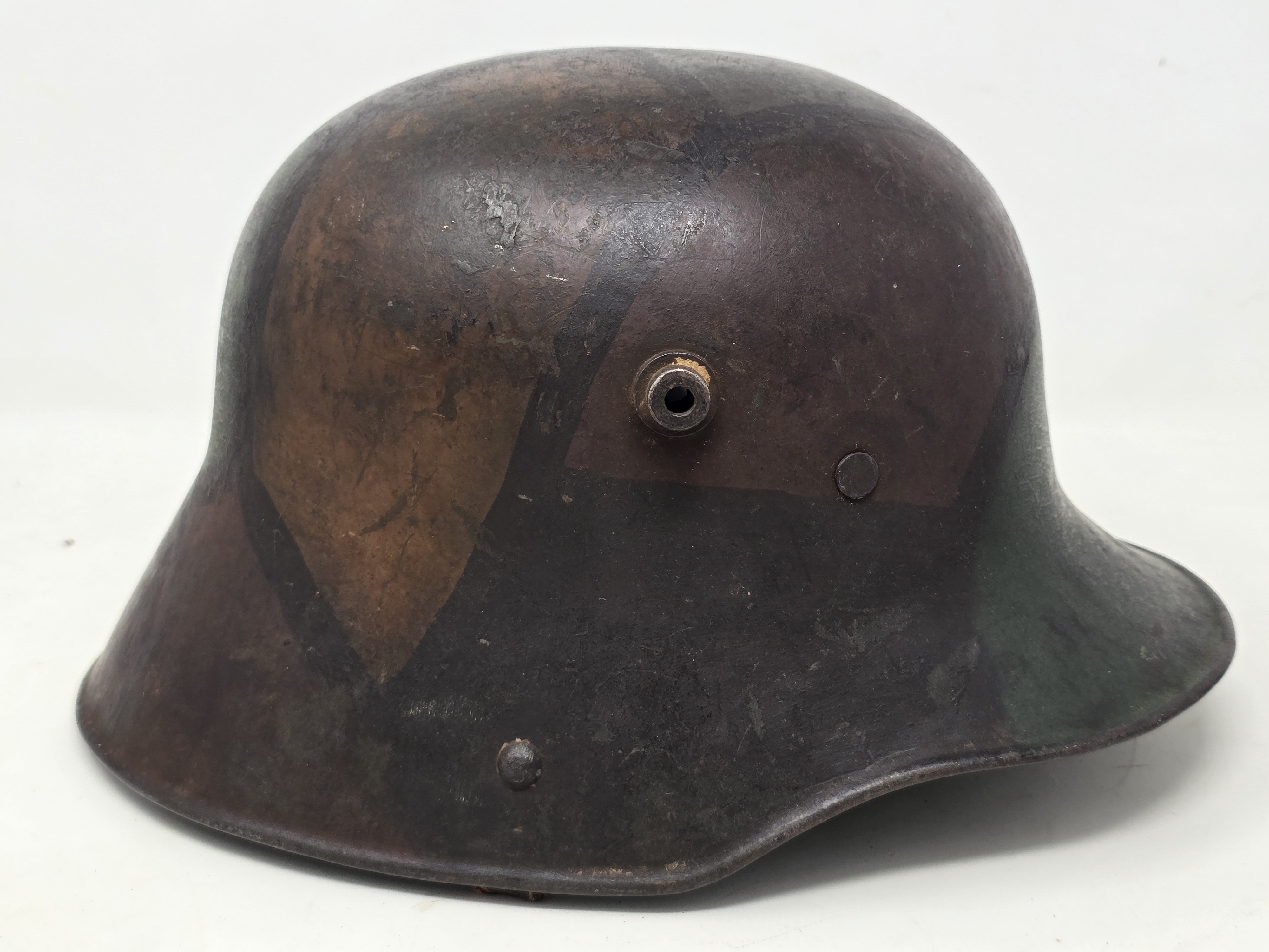 German WWI M16 Camouflage Helmet — image 2