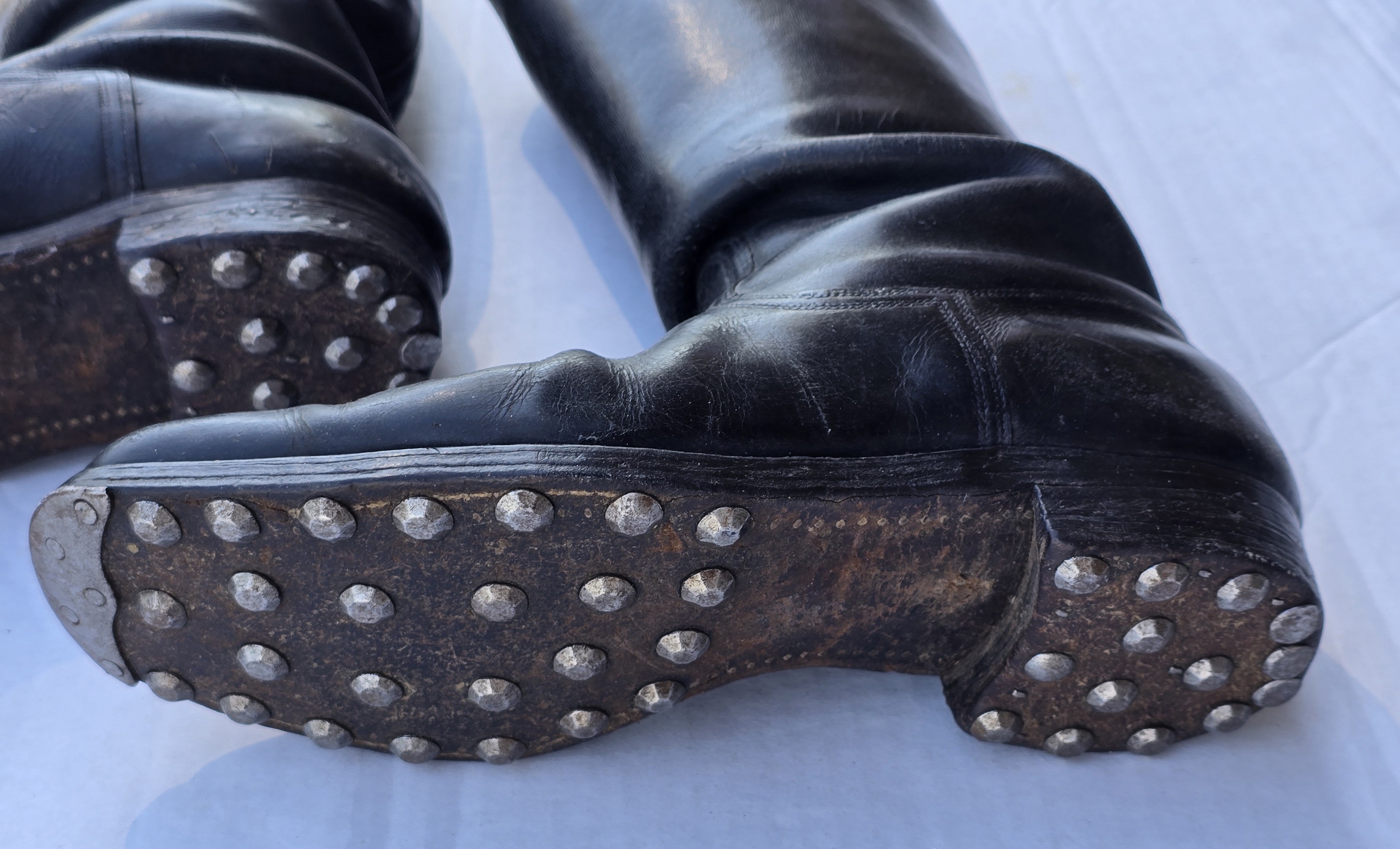 Fine Pair of WH / WL / SS Officer's Jackboots — image 3