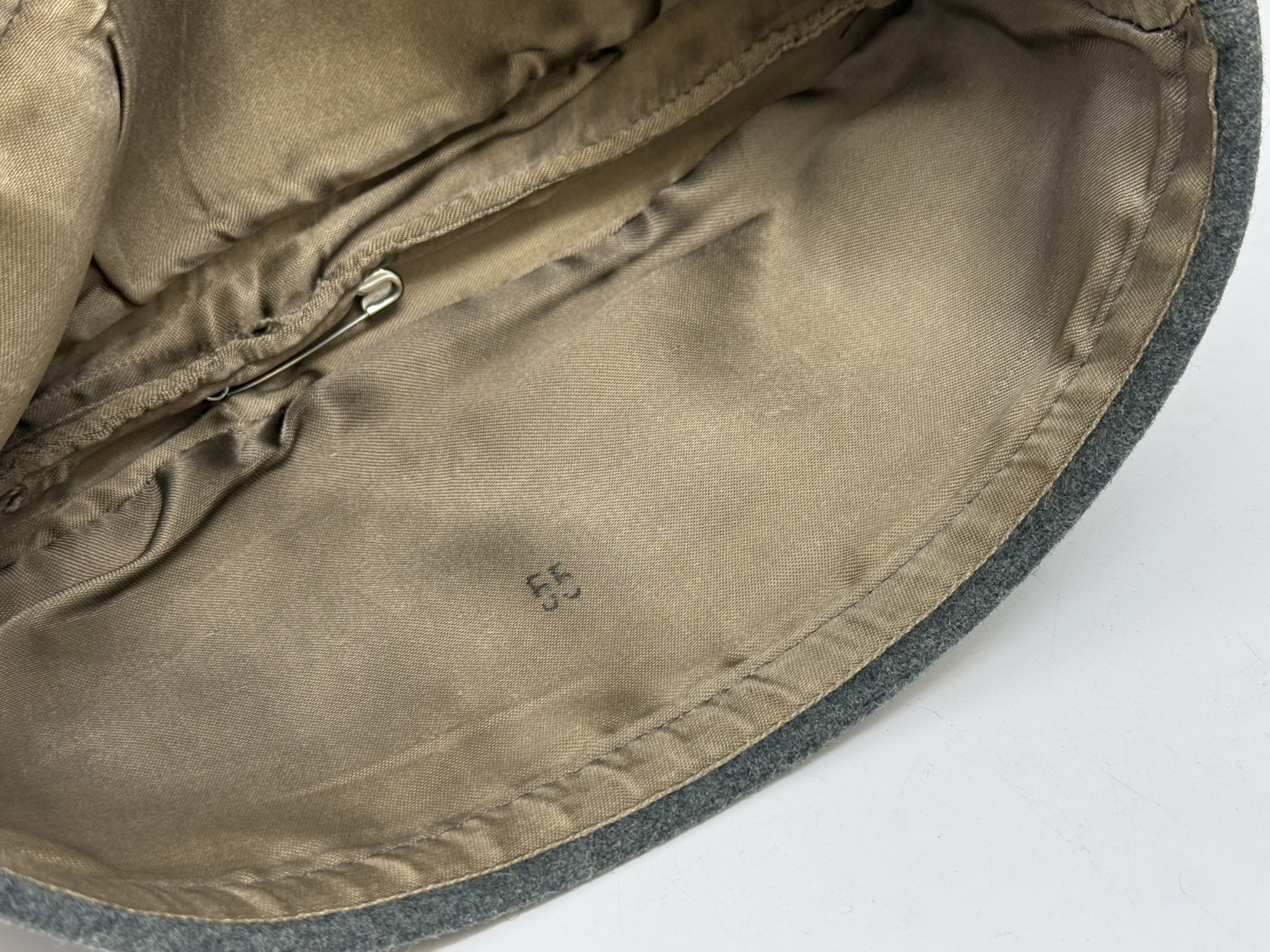 SS NCO or Officer M40 Schiffchen Cap -Flatwire — image 18