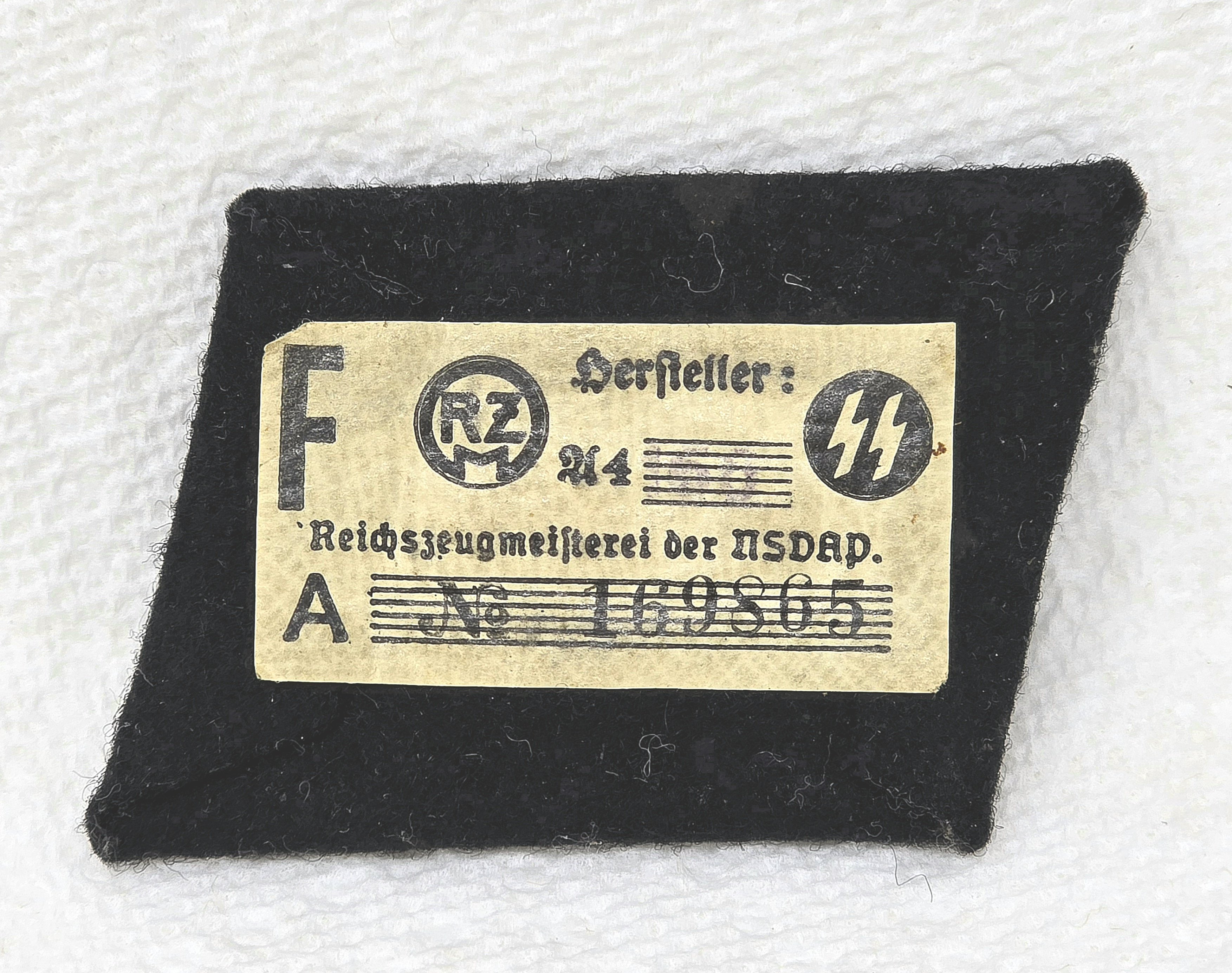 SS-TV NCO's Collar Tab, Mint and Tagged — image 2