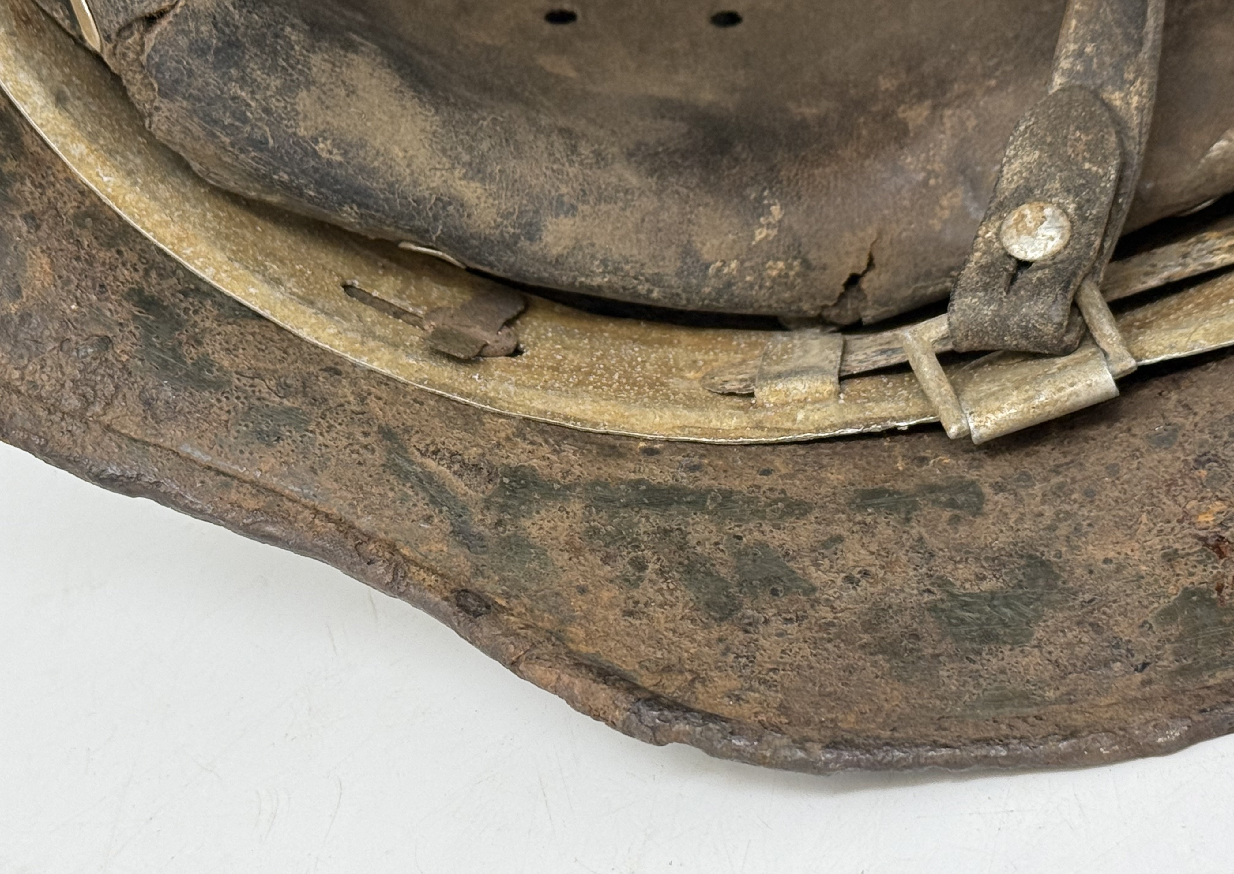 SS M35 Double Decal Helmet-Battle Damage NAMED — image 10