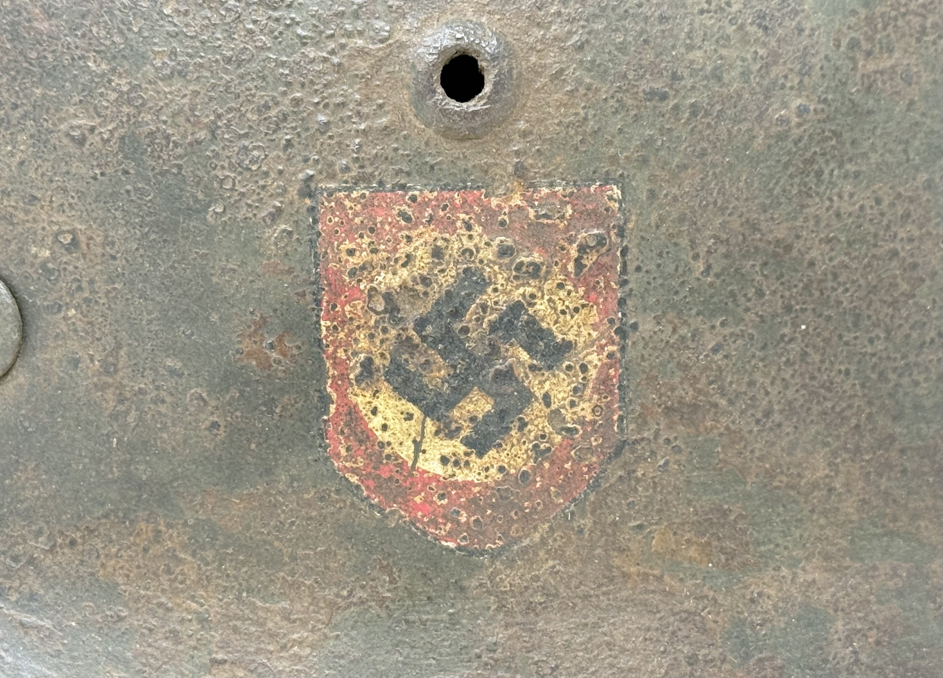 SS M35 Double Decal Helmet-Battle Damage NAMED — image 16