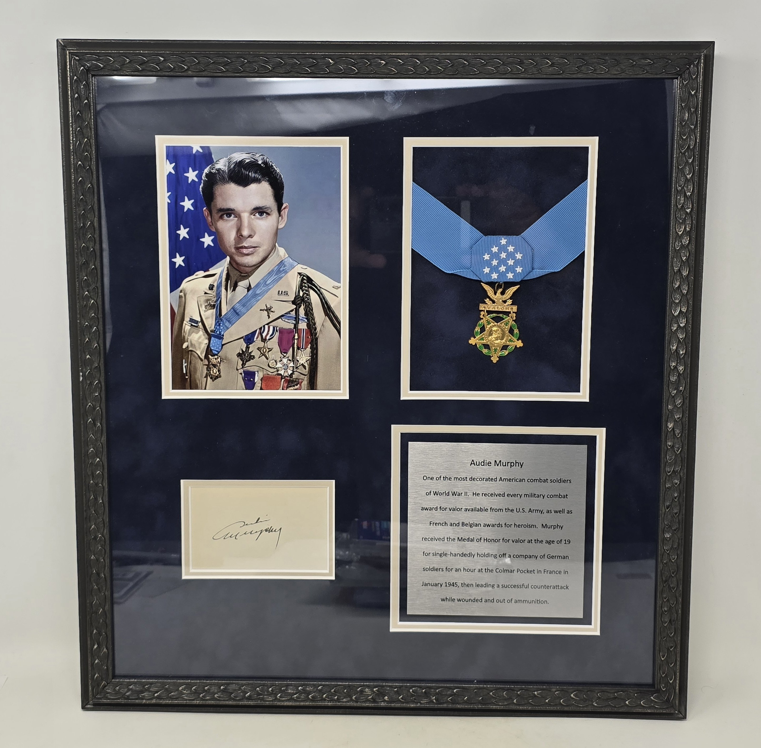 Medal of Honor Audie Murphy Autograph — image 4