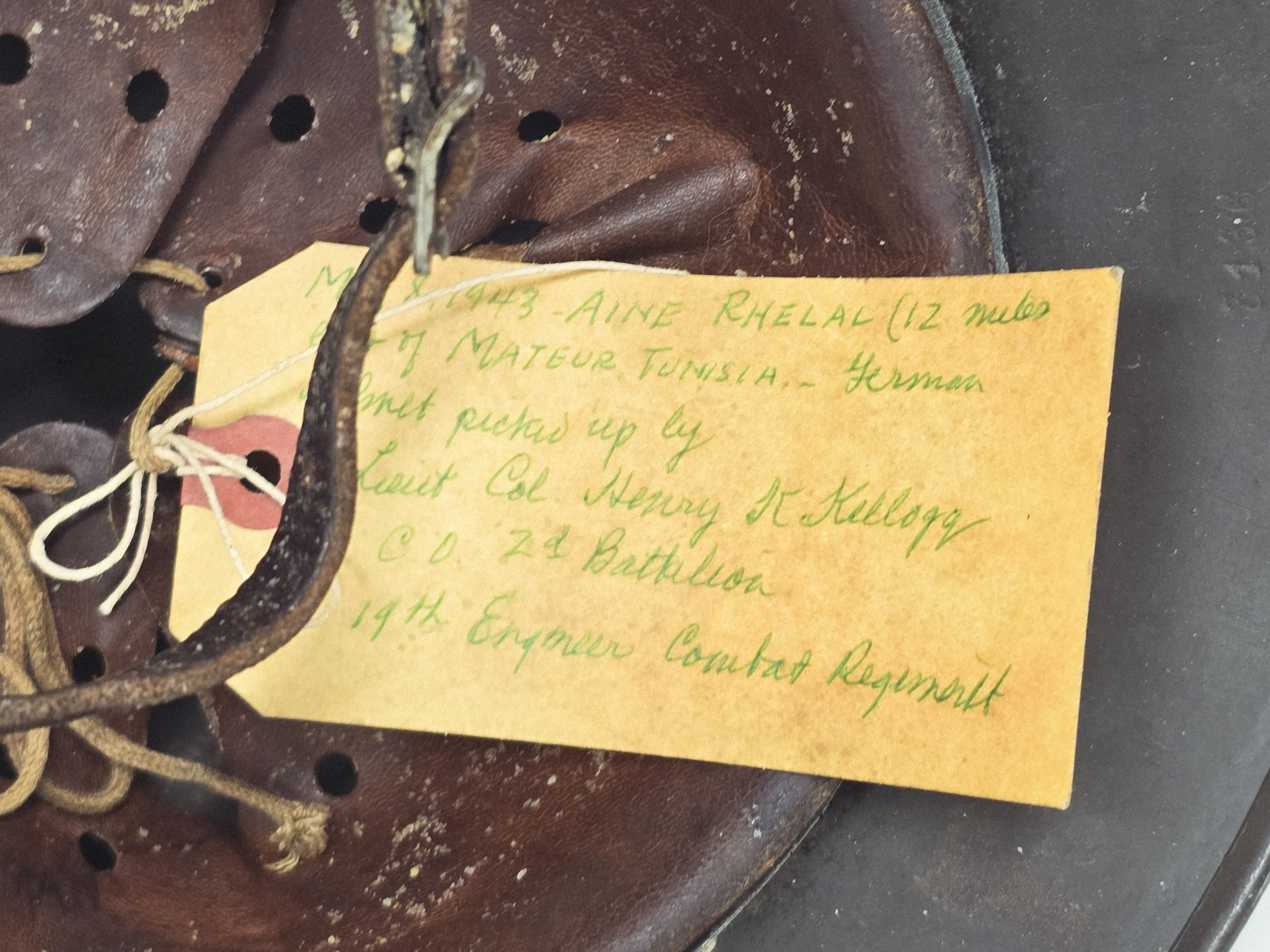 US Veteran Officer Bringback Helmet-Tunisia — image 8