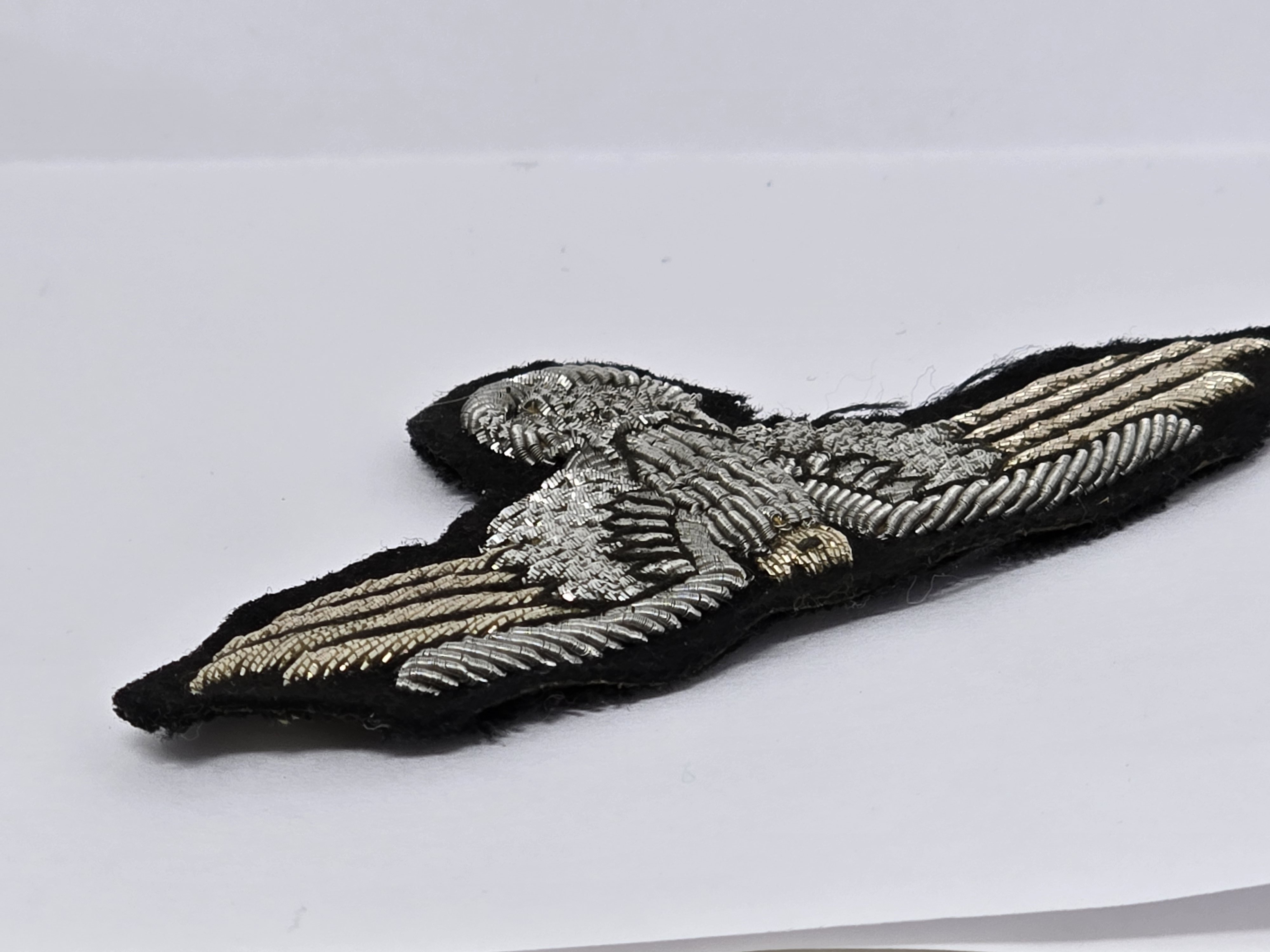 Waffen-SS Officer's Bullion Sleeve Eagle — image 3