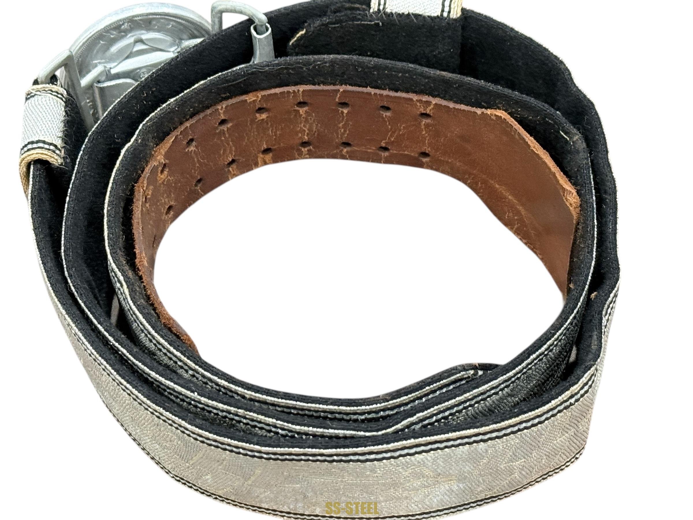 Allgemeine-SS Officers Parade/Brocade Belt and Buckle — image 10