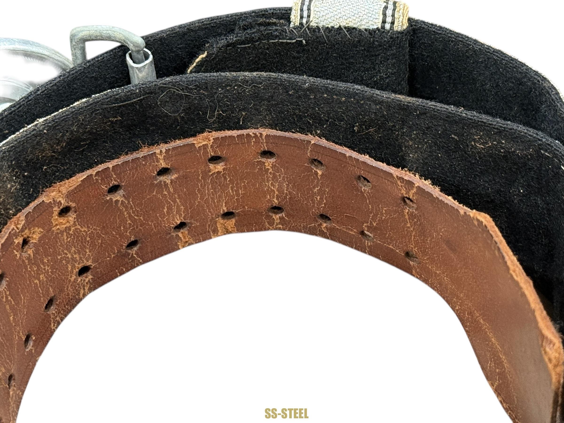 Allgemeine-SS Officers Parade/Brocade Belt and Buckle — image 11