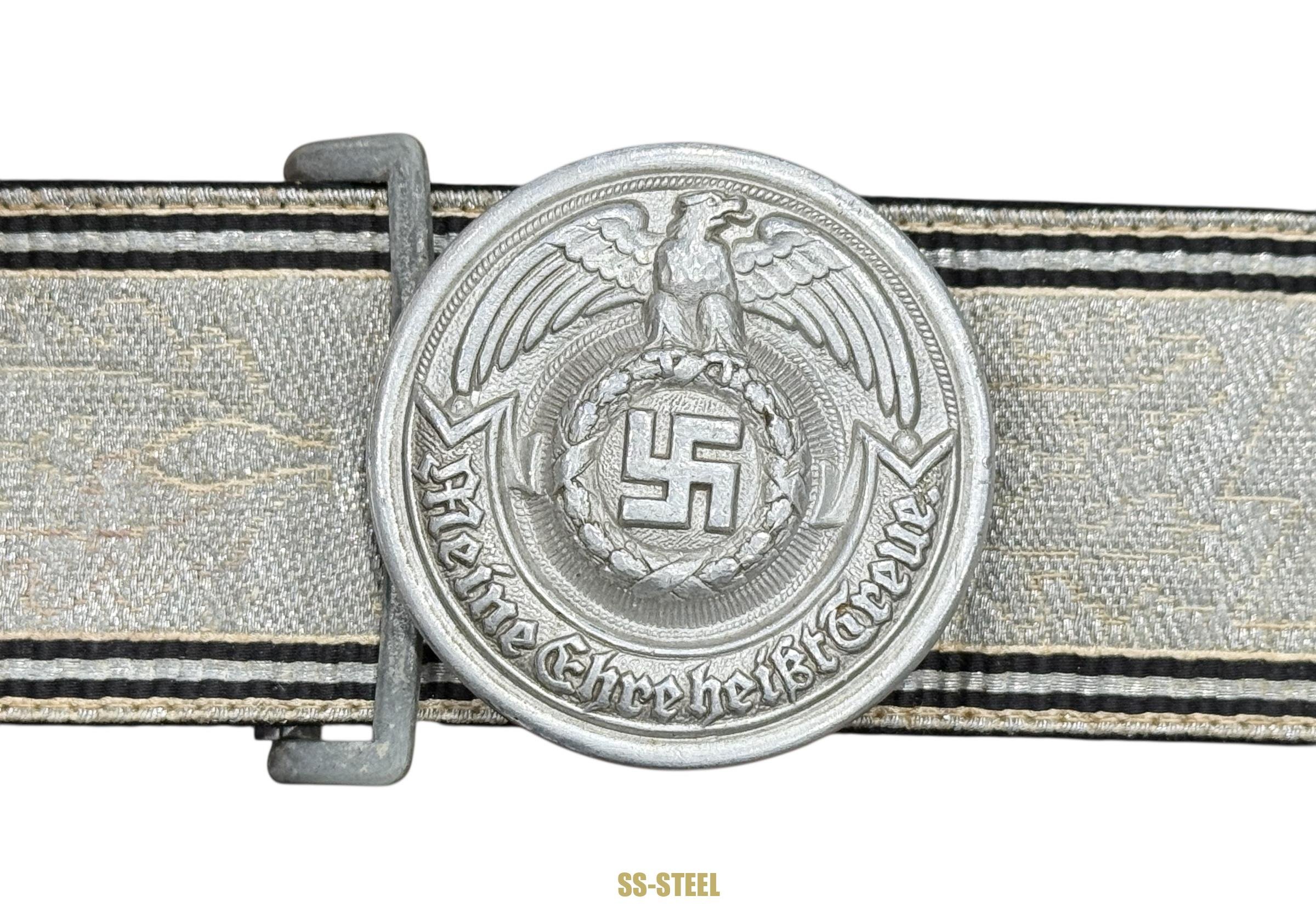 Allgemeine-SS Officers Parade/Brocade Belt and Buckle — image 16