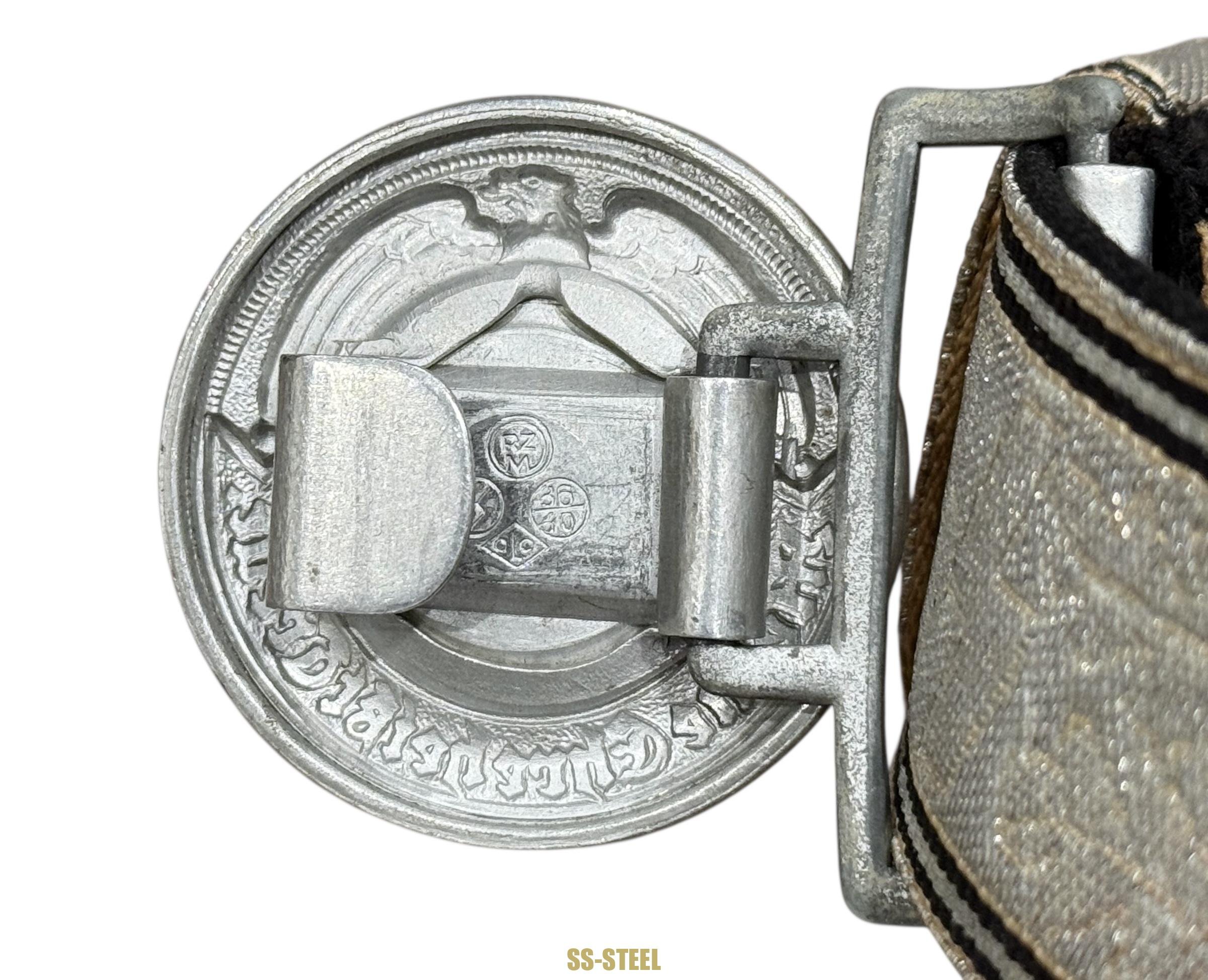 Allgemeine-SS Officers Parade/Brocade Belt and Buckle — image 17